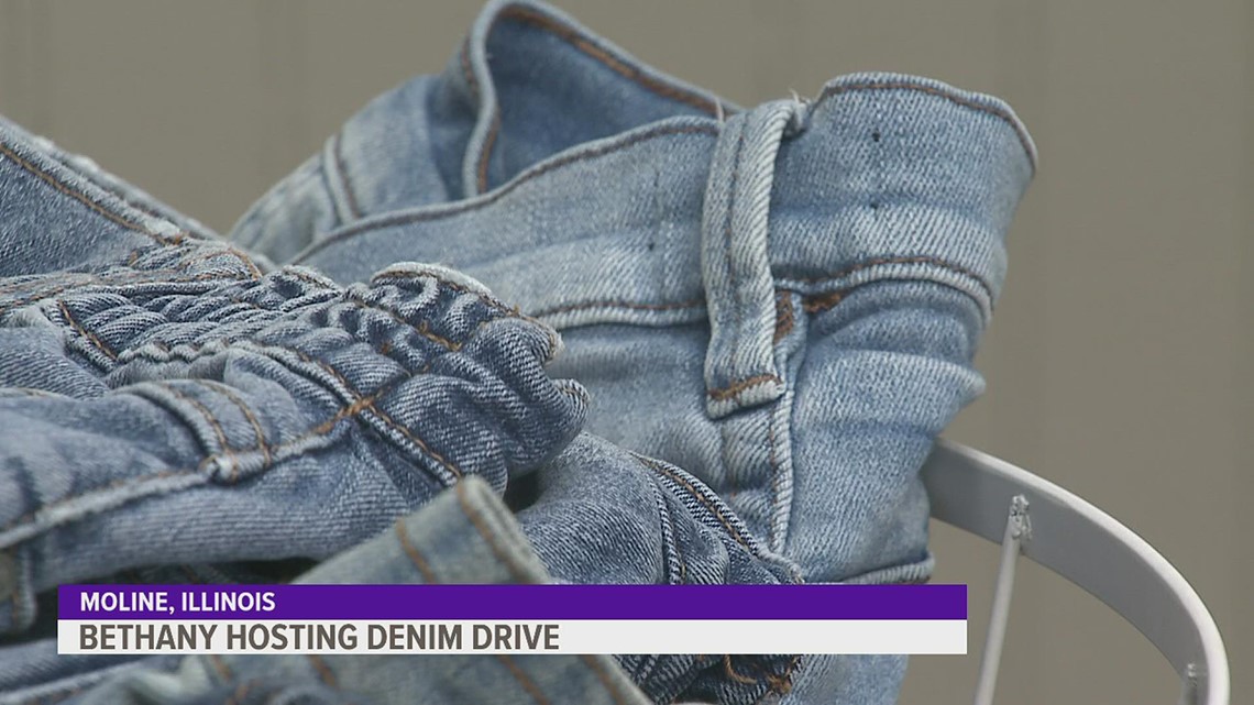 Donate your lightly-used denim this weekend to help families save on back to school shopping