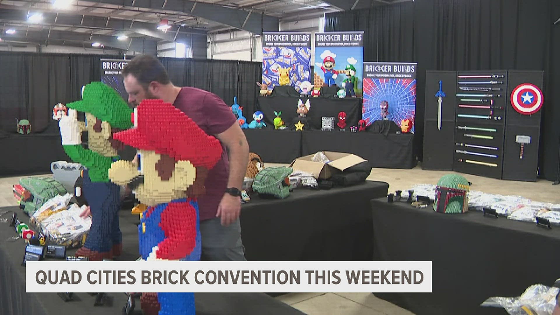 The QC Brick Convention will be taking place Saturday and Sunday at the Mississippi Valley Fairgrounds.