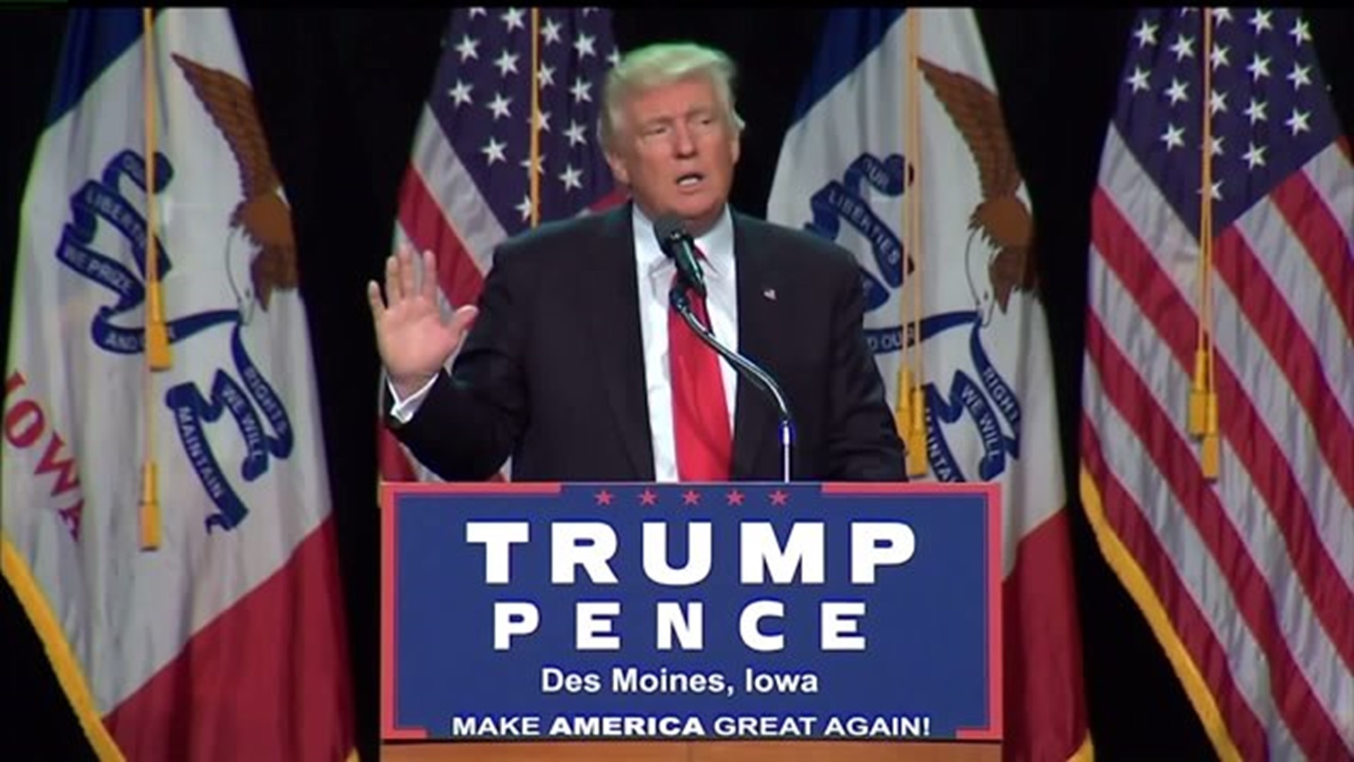 Trump visits Des Moines Aug 5th
