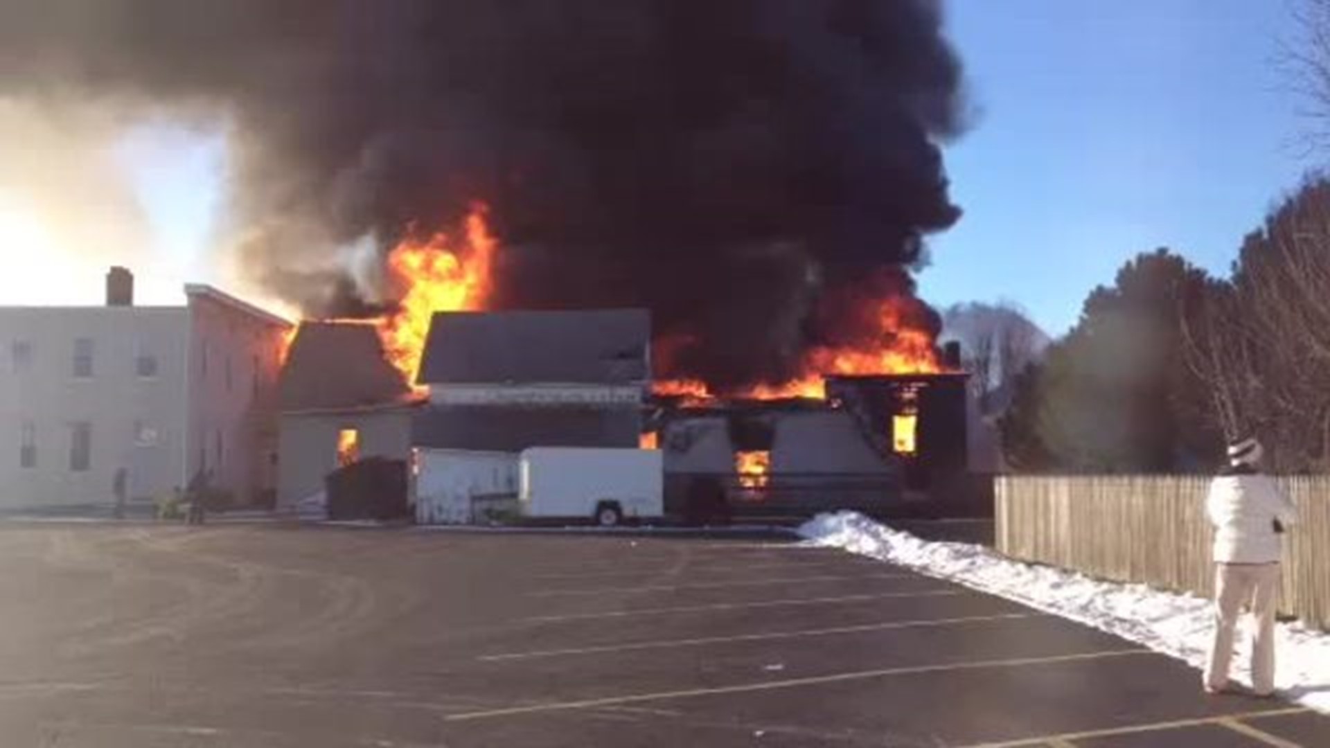 Video of Eldridge fire 1-17-13 from Tisha Bousselot