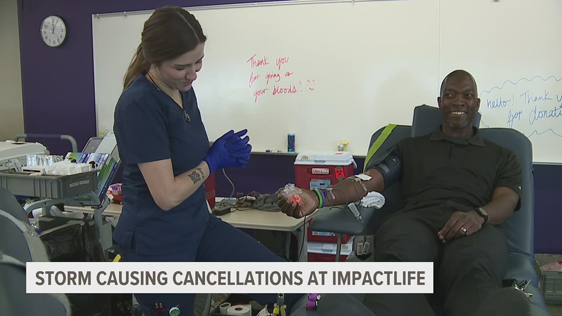 ImpactLife Asking For Blood Donations Following Winter Storm | Wqad.com