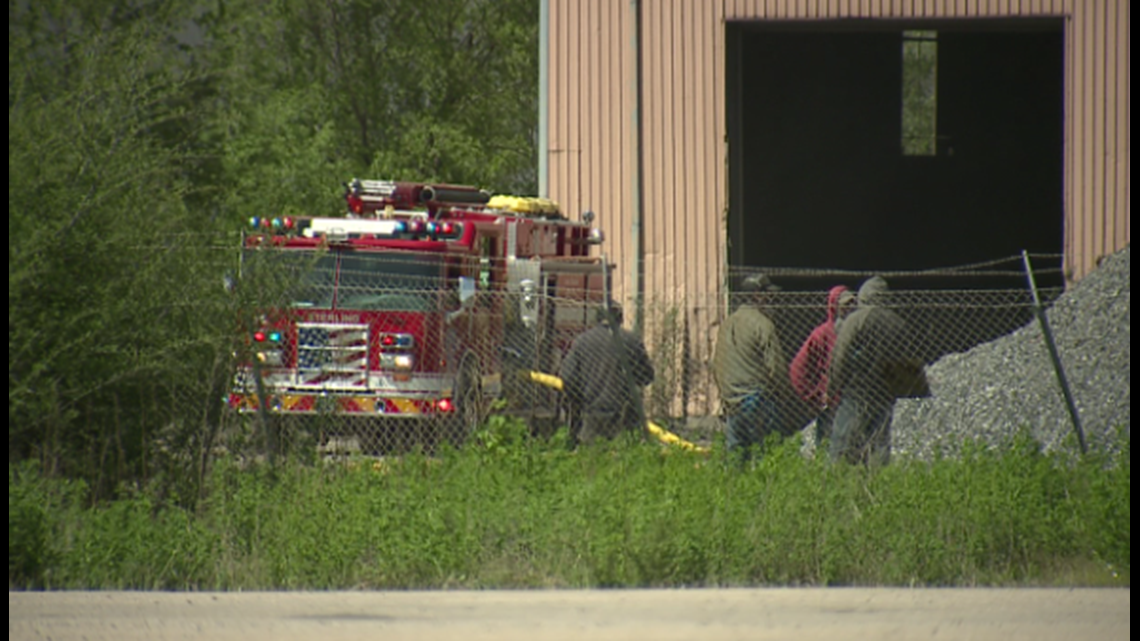 Firefighters respond to Sterling recycling plant