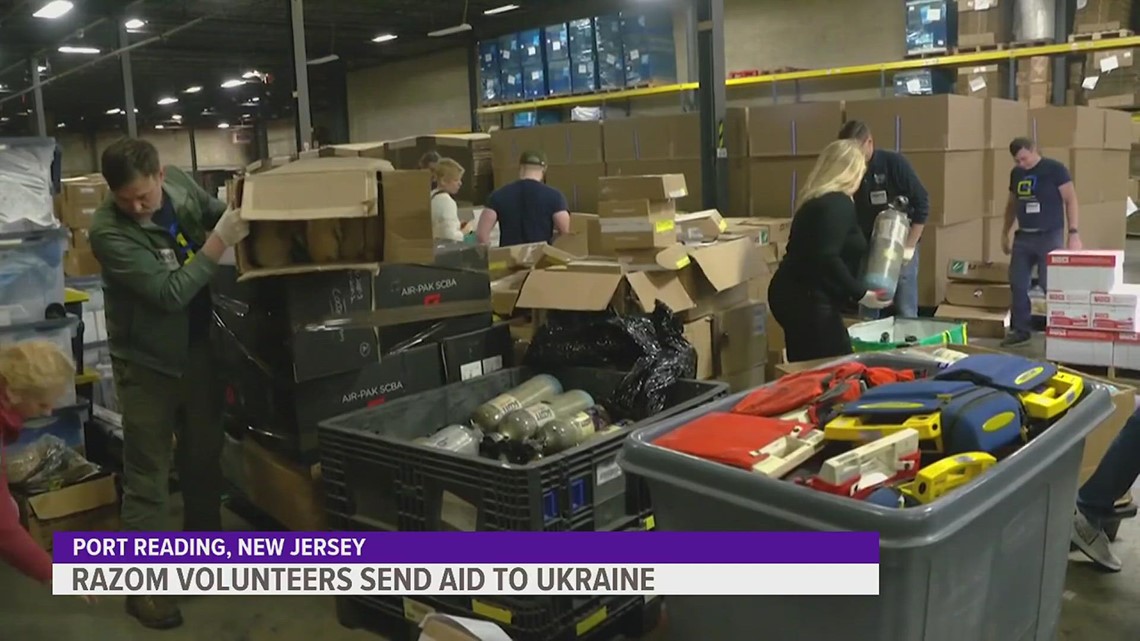 Razom volunteers sending generators, firefighting gear and other equipment to Ukraine