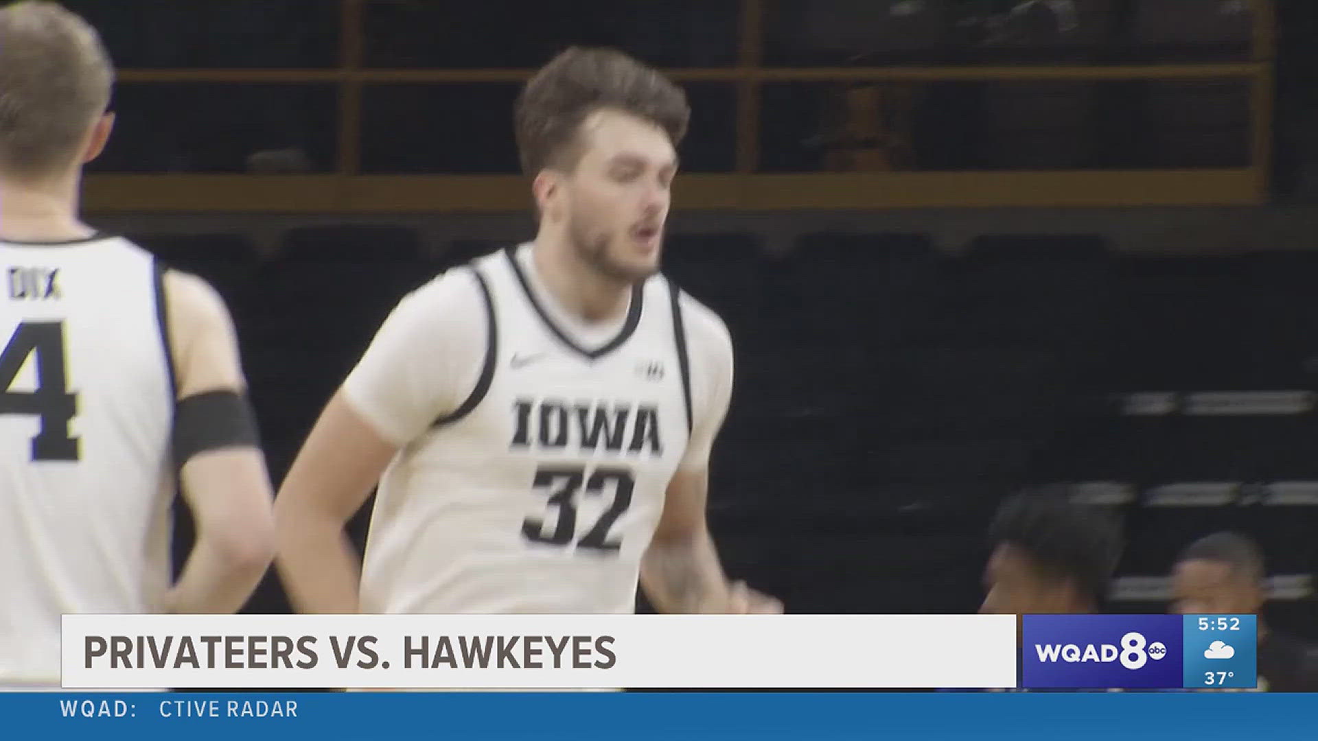 The Hawkeyes rebounded from their first home-court loss, falling 89-80 to No. 3 Iowa State on Thursday in the annual Iowa Corn Cy-Hawk Series.