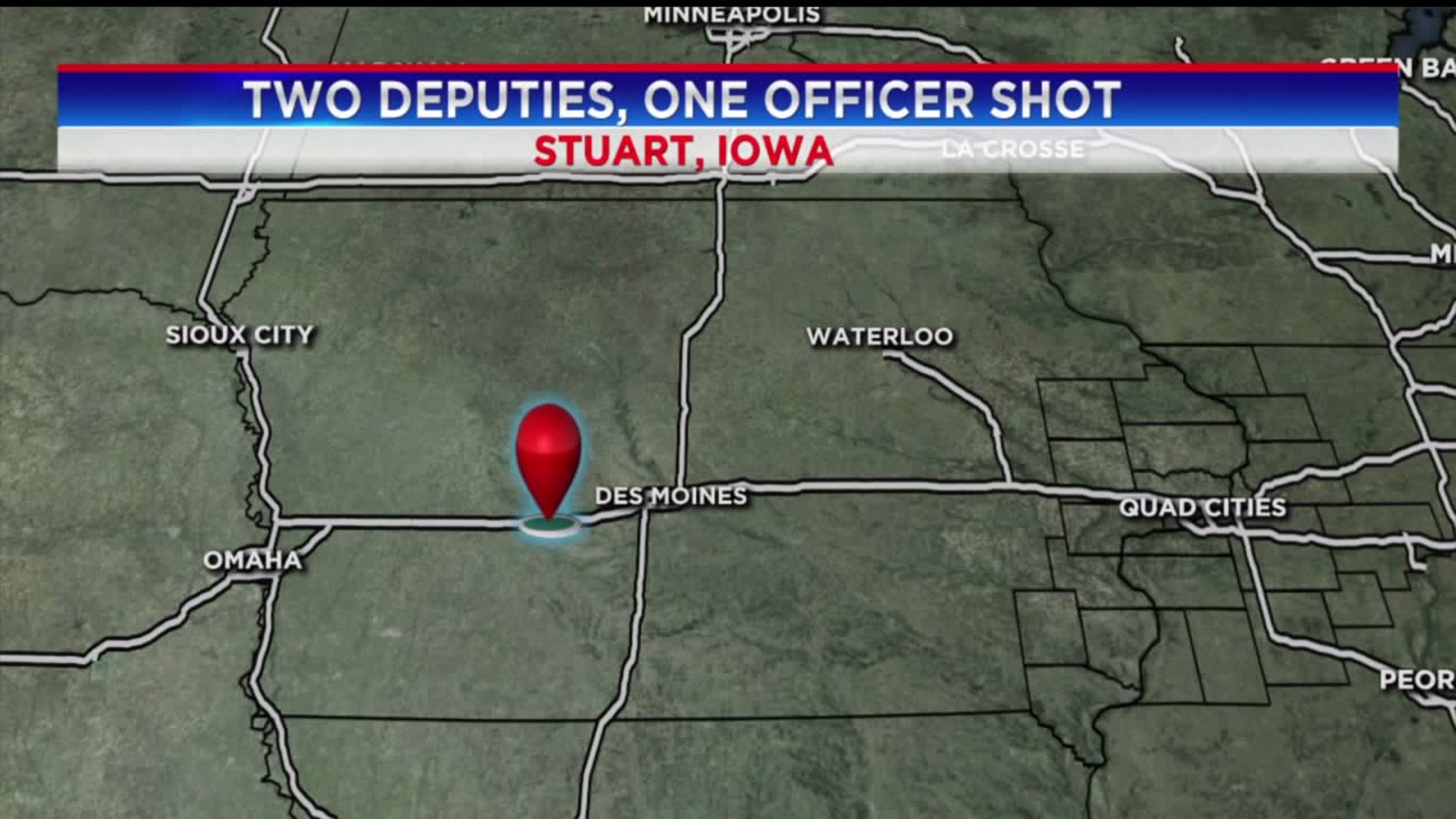 Authorities: 2 Iowa deputies shot while serving warrant