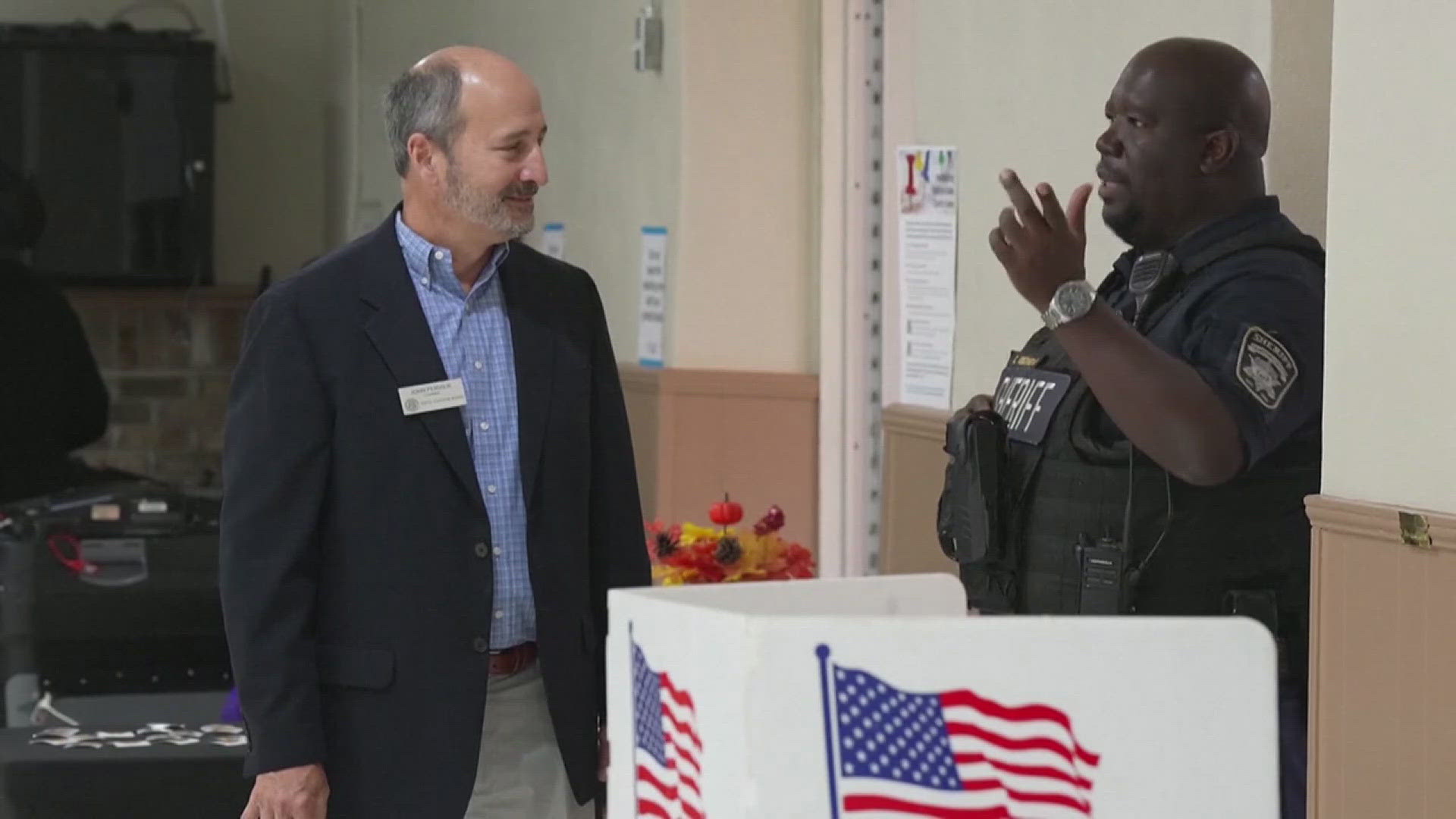 Some polling stations have added bulletproof glass, metal detectors and other security measures.