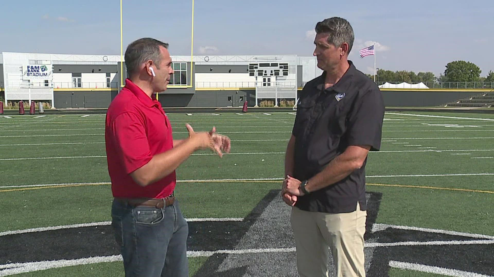 News 8's Matt Randazzo chats with Galesburg Athletic Director Eric Mathews.