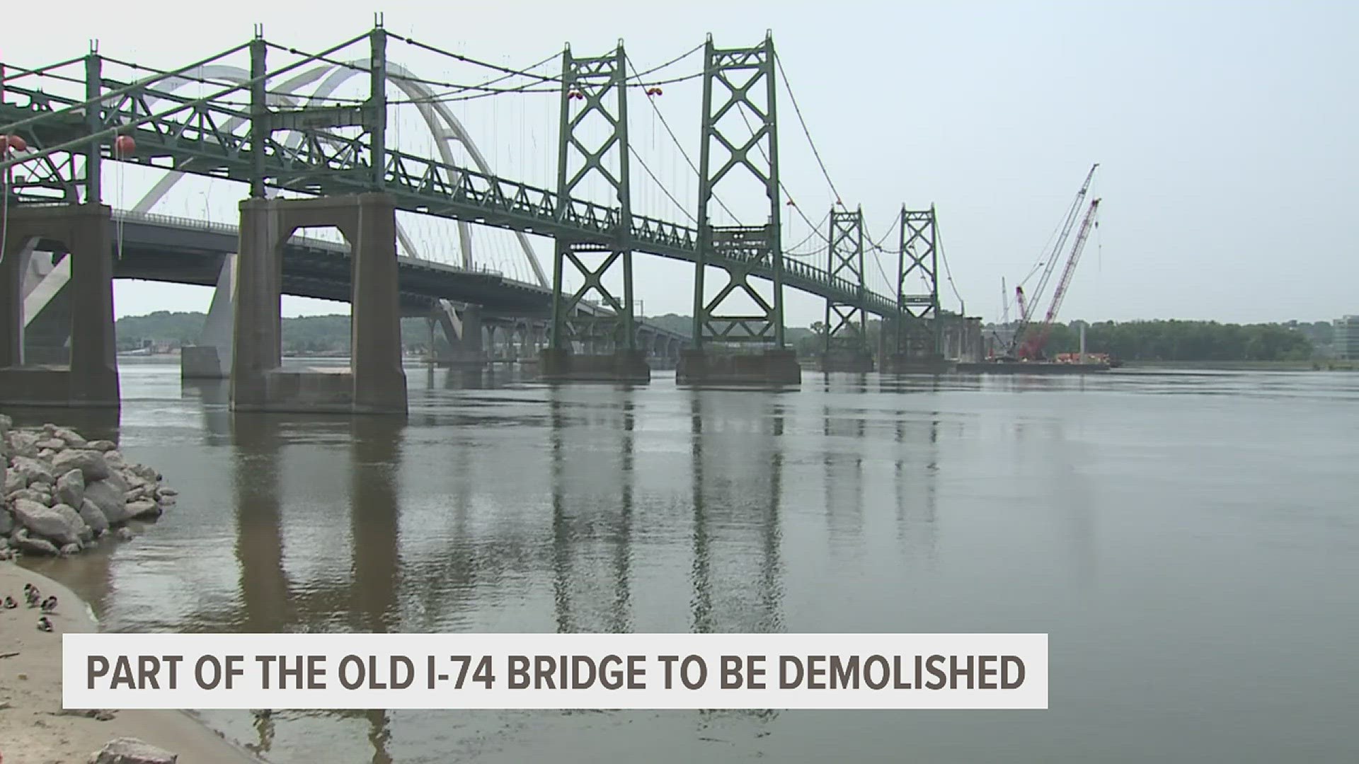 Longtime Quad Cities residents stopped by the old I-74 Bridge to say goodbye one last time.