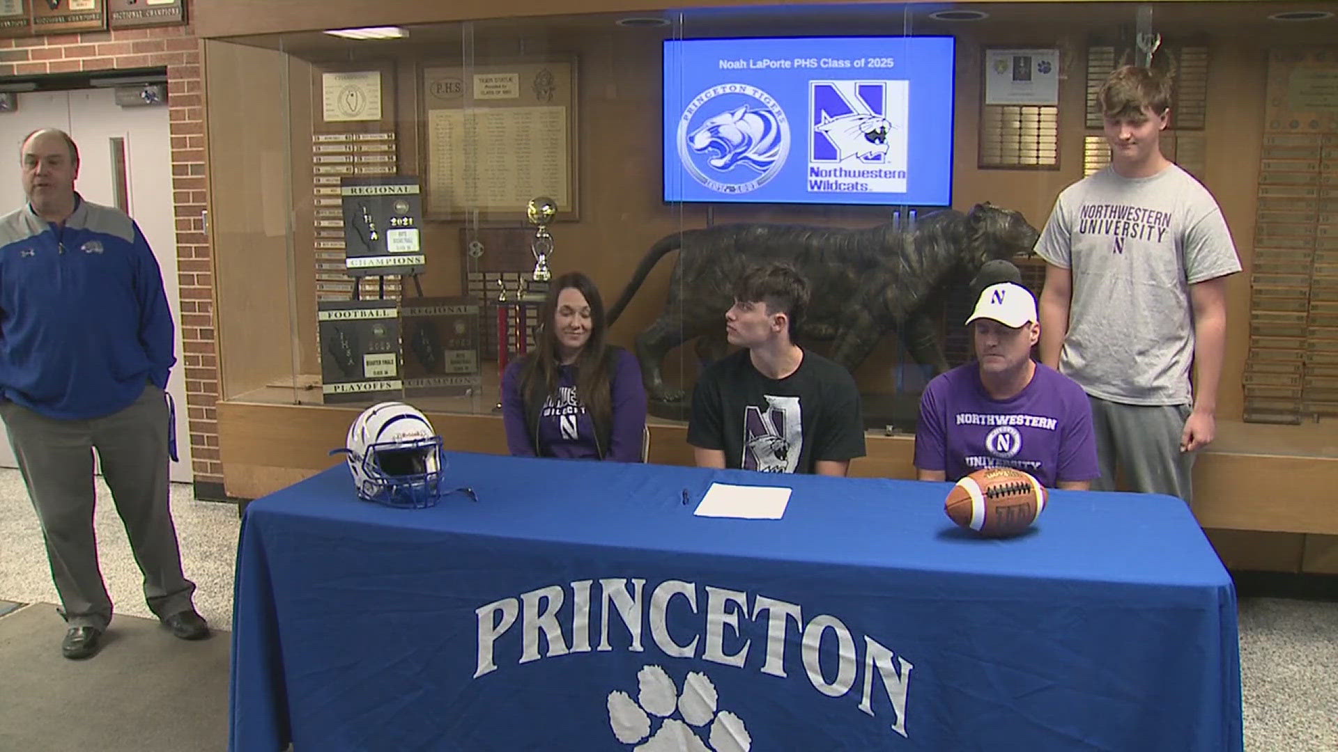 Princeton's Noah LaPorte signed to play for Northwestern and Davenport North's Kaz Rebarcak is heading to Northern Iowa.