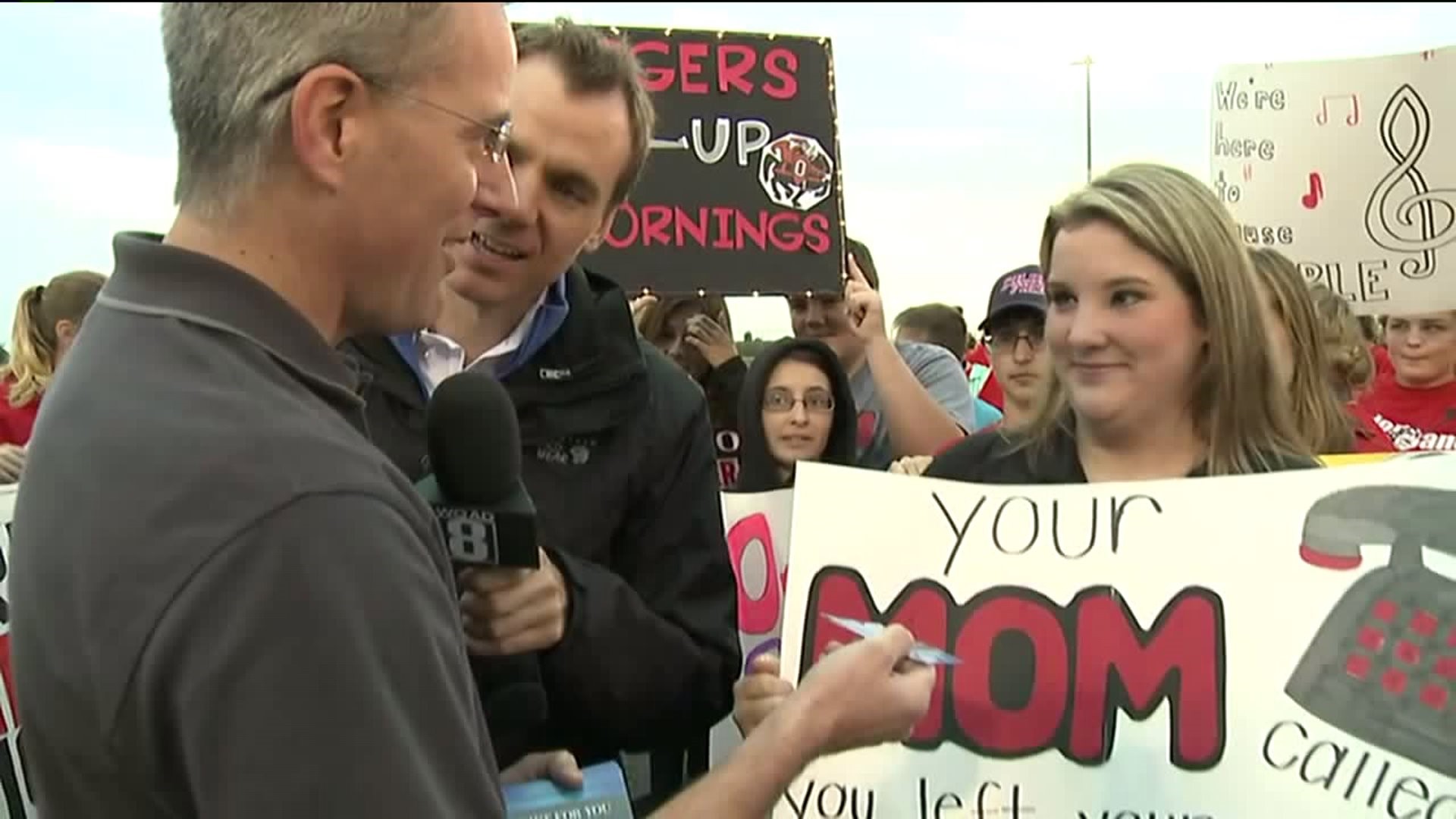 The Score Pre-Game Pep Rally: Sponsor BankORION Picks Sign Contest Winner