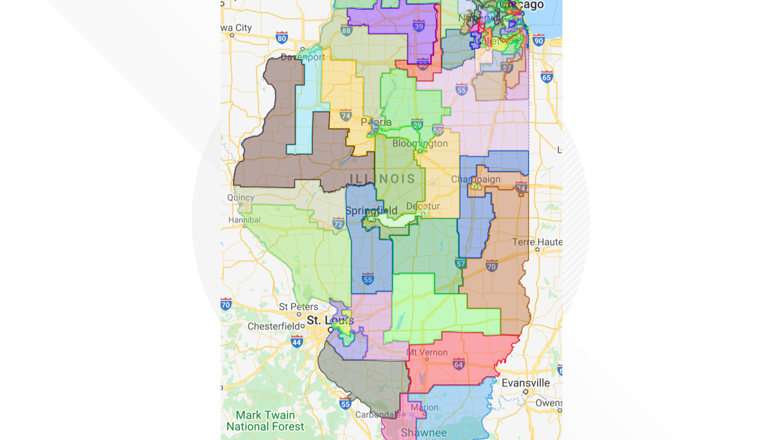 Illinois redistricting State lawmakers approve new legislative maps