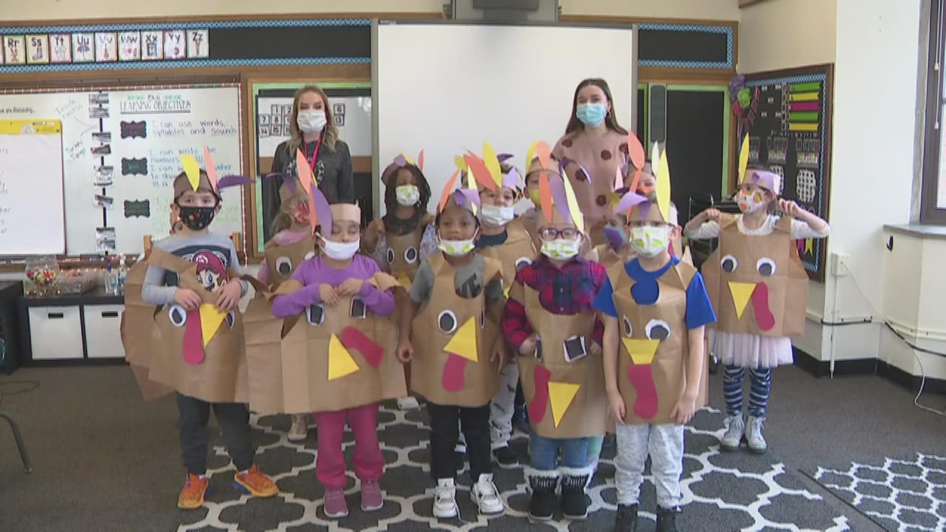News 8 sat down with a McKinley Elementary School kindergarten class in Davenport to talk all things Thanksgiving.