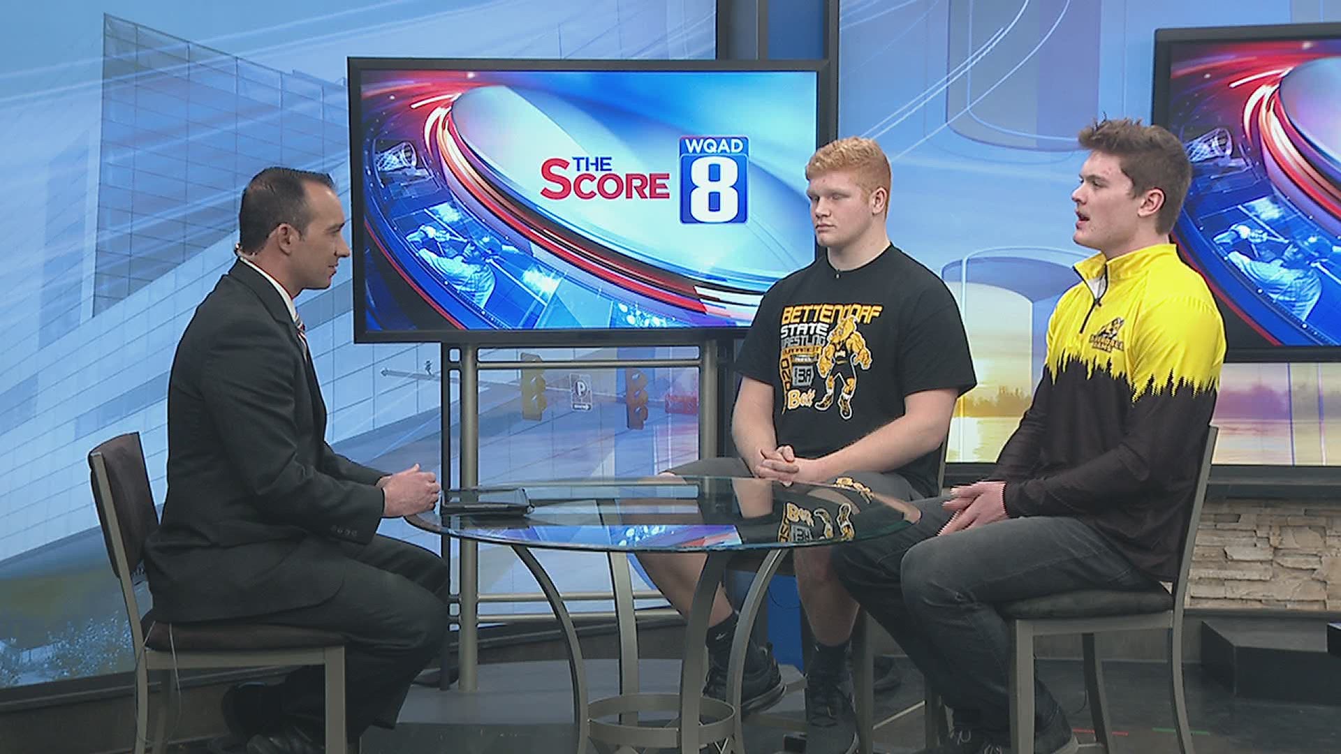 Griffin Liddle and Bryan Caves talk about winning State Wrestling Titles.