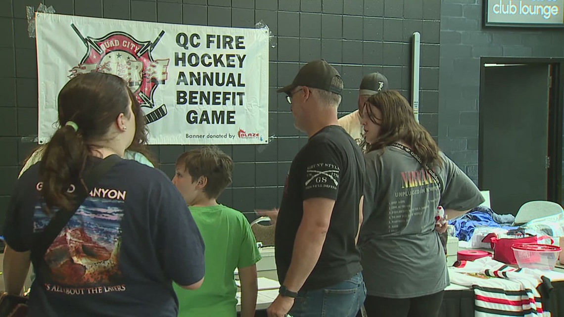 Annual hockey game takes place in Moline to raise money for veterans