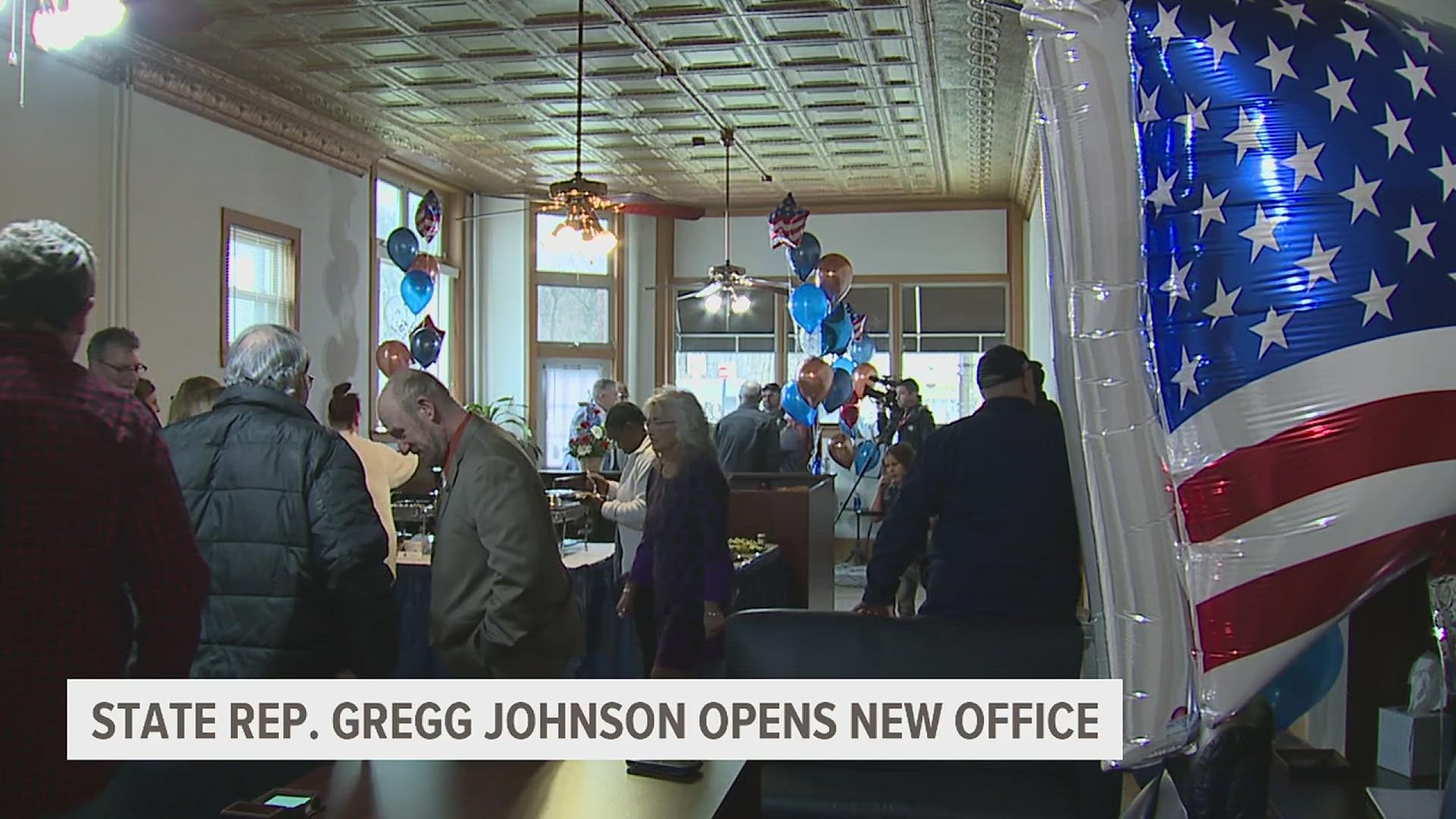 Rep. Johnson said that people are encouraged to contact his new office for any state government concerns and that the door is always open.