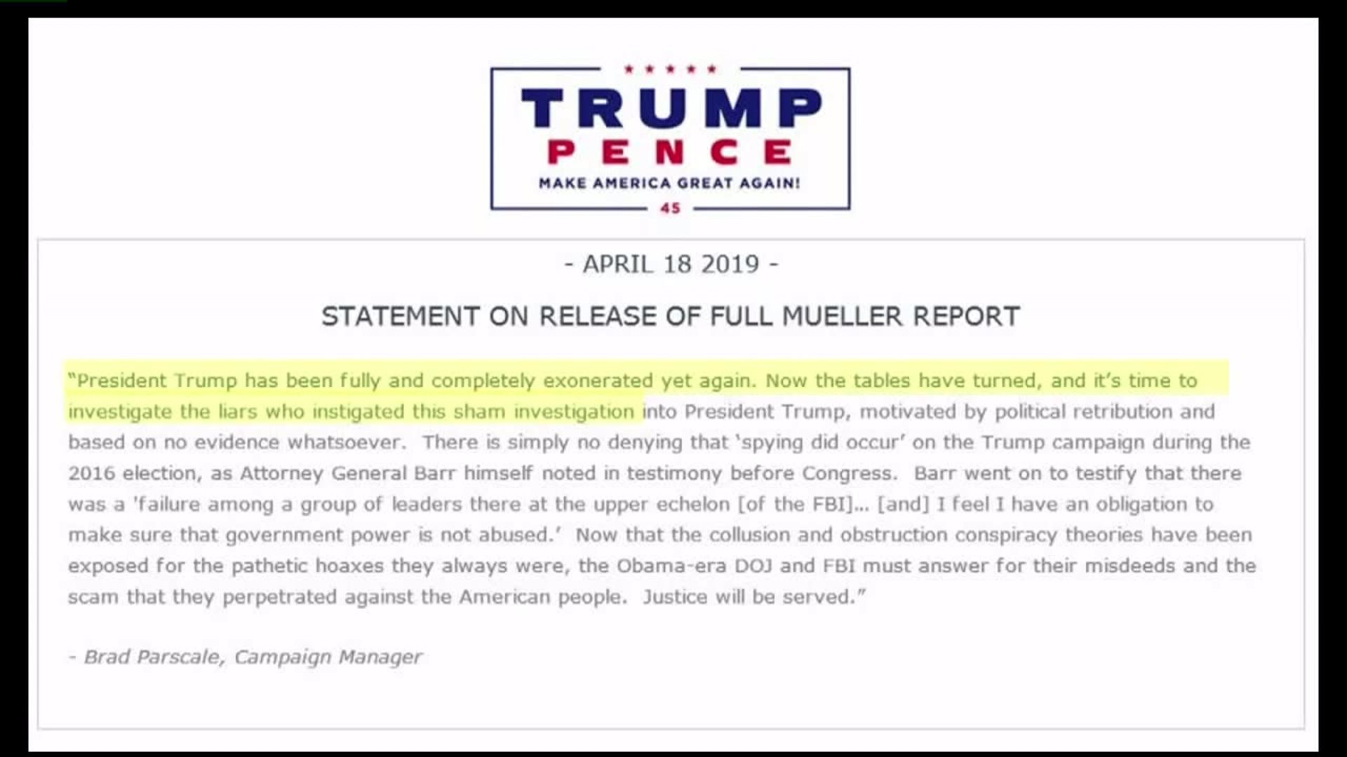 Mueller report released, here`s what the findings showed