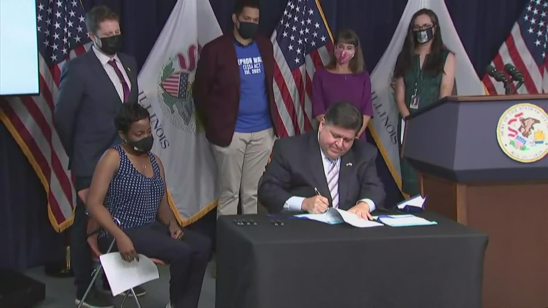 Gov. Pritzker signed a bill Wednesday making Illinois the third state in the country to require health insurance to cover medically necessary mental healthcare.