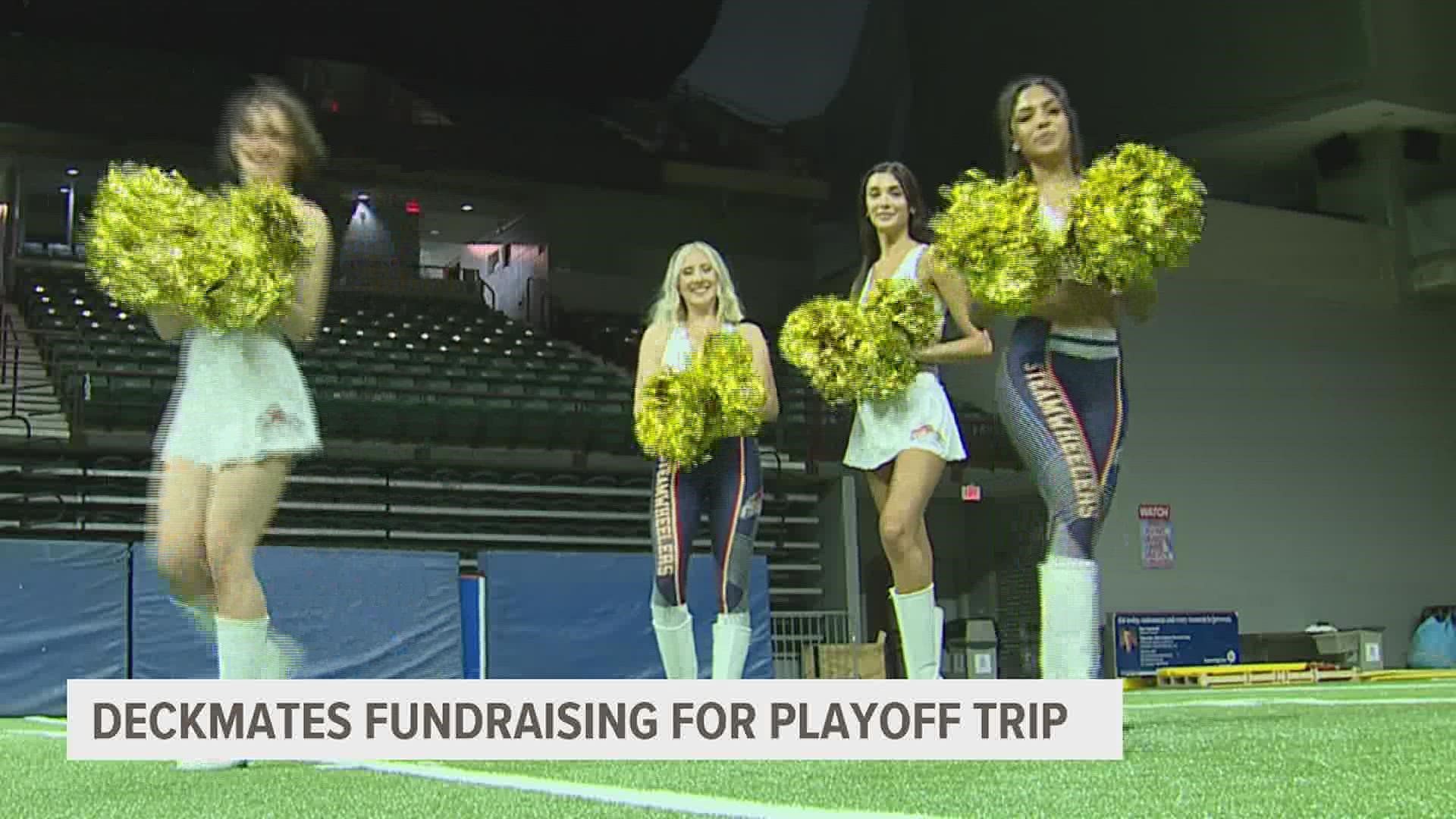 The Steamwheelers are heading to the championships, but their cheerleaders won't be joining them unless they raise $10,000 in the next week.