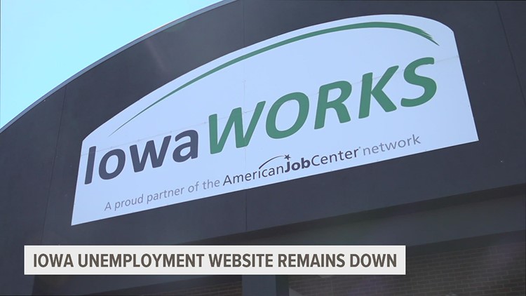 Iowa's unemployment remains down due to external outage