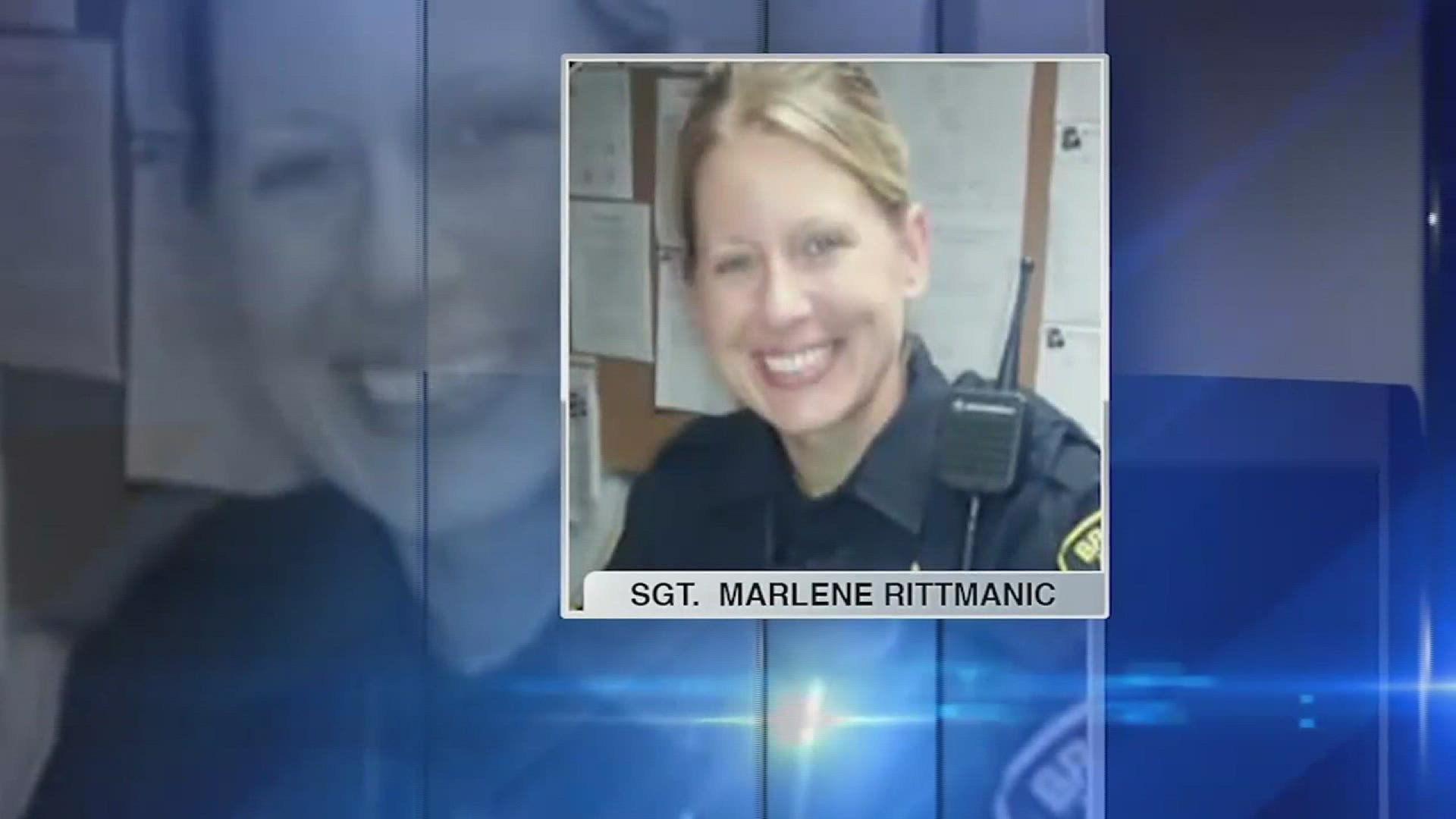 Prosecutors say one of the suspects likely shot and killed Sgt. Marlene Rittmanic with her own gun. Body camera footage showed the sergeant pleading for her life.