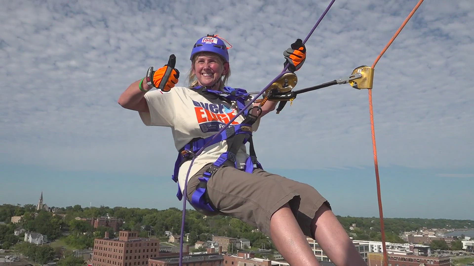 The seventh annual "Over the Edge for Kids' Sake" raised more than $150,000.