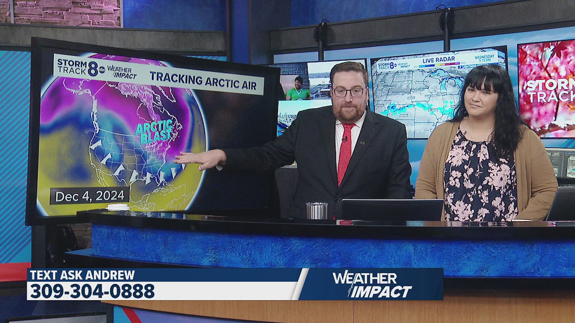 The Storm Track 8 team of meteorologists is taking Ask Andrew Live every Wednesday from 9-9:30 a.m. Send in your questions now at 309-304-0888.