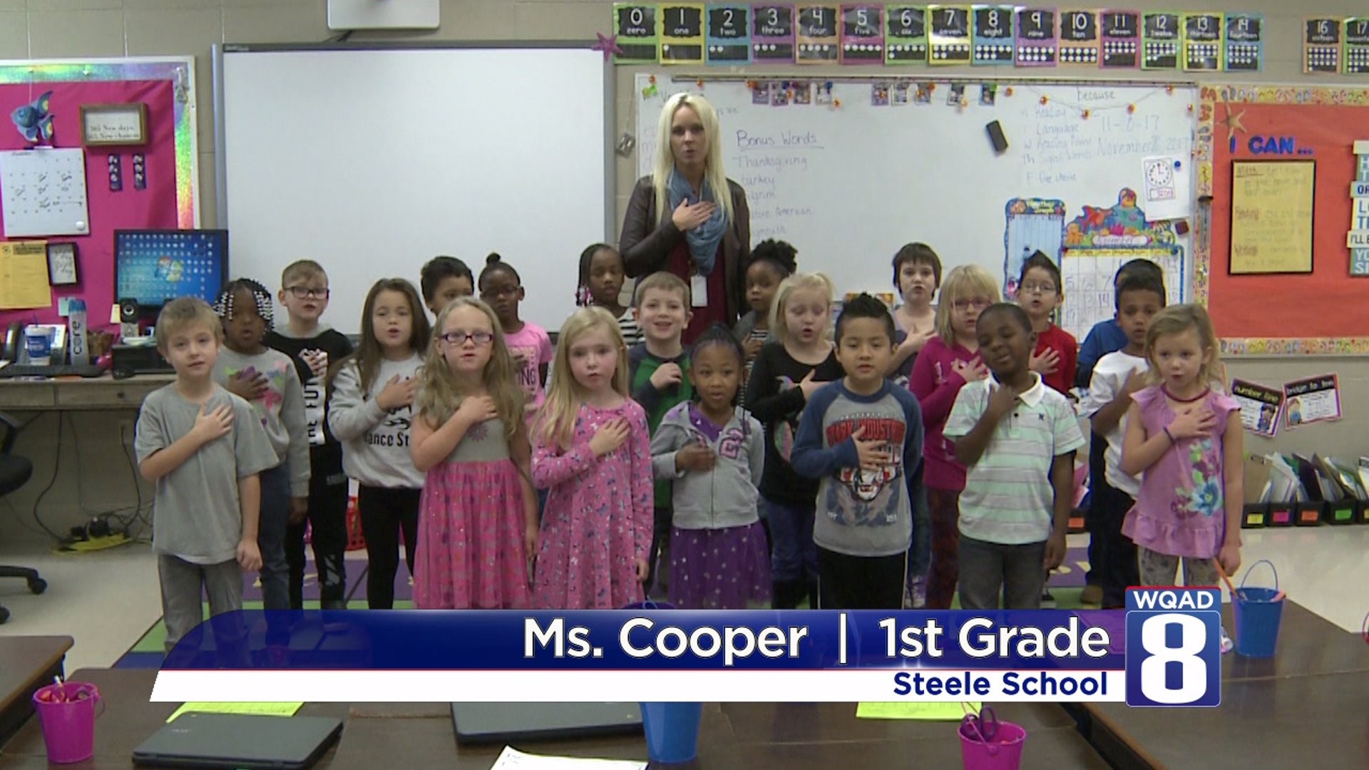 Pledge from Ms Cooper`s 1st grade class