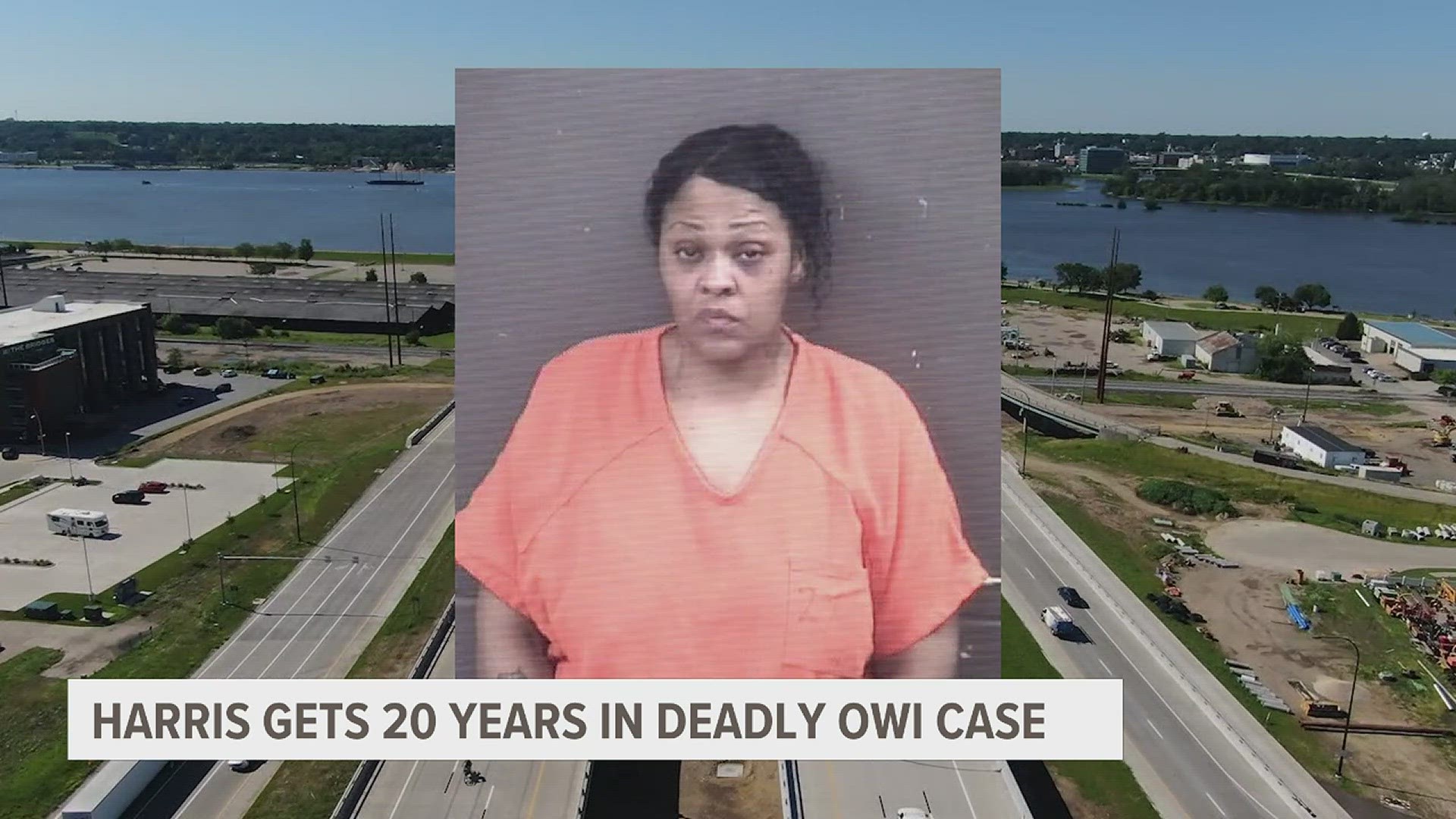 Harris drove onto the pedestrian path of the I-74 bridge in 2022, hitting three people and killing two of them.