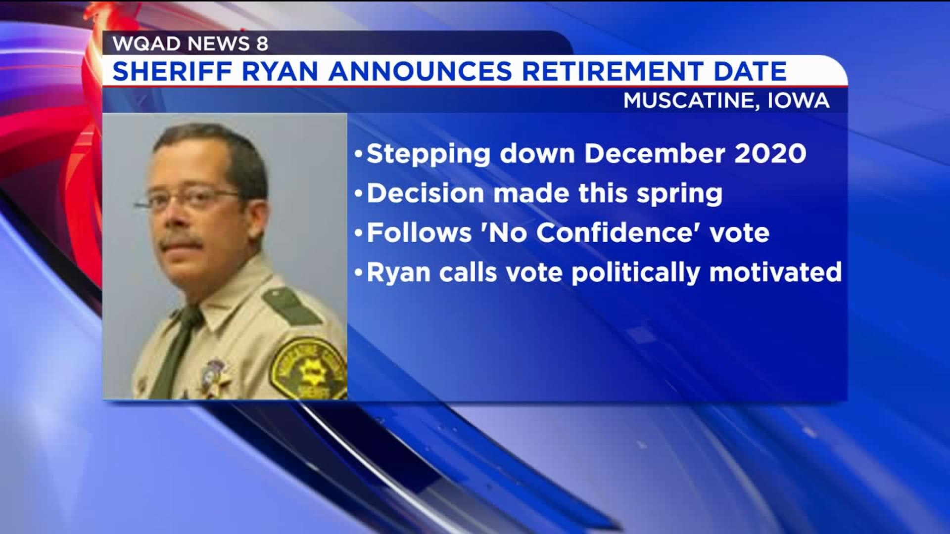 Muscatine Sheriff Announces Retirment