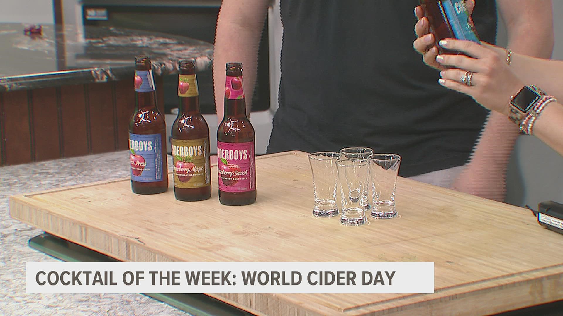 To celebrate World Cider Day, News 8's Jillian Mahen had a cider tasting with Matt King from Pour Bros. Craft Taproom.