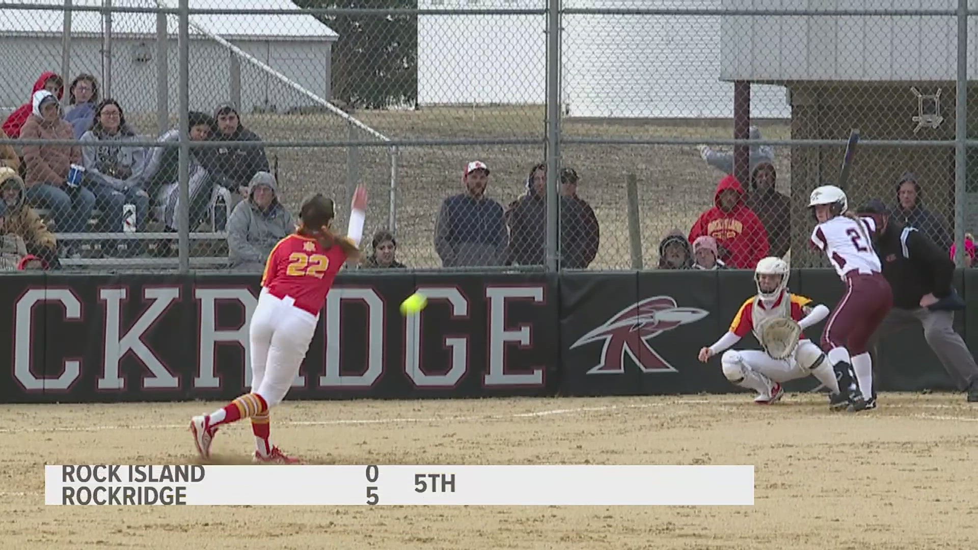 With the start of spring, softball is back. Rock Island and Rockridge faced off Tuesday night.