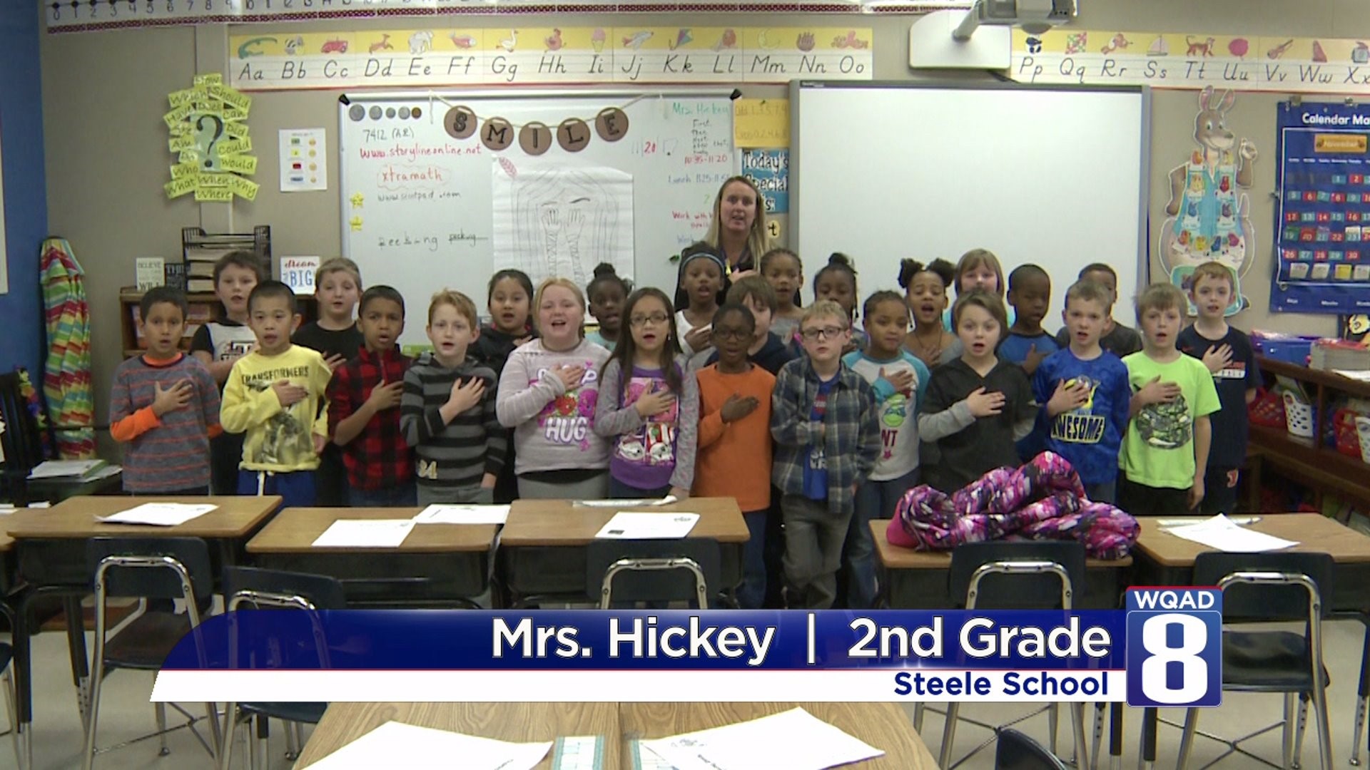 Pledge from Mrs Hickey`s 2nd grade class