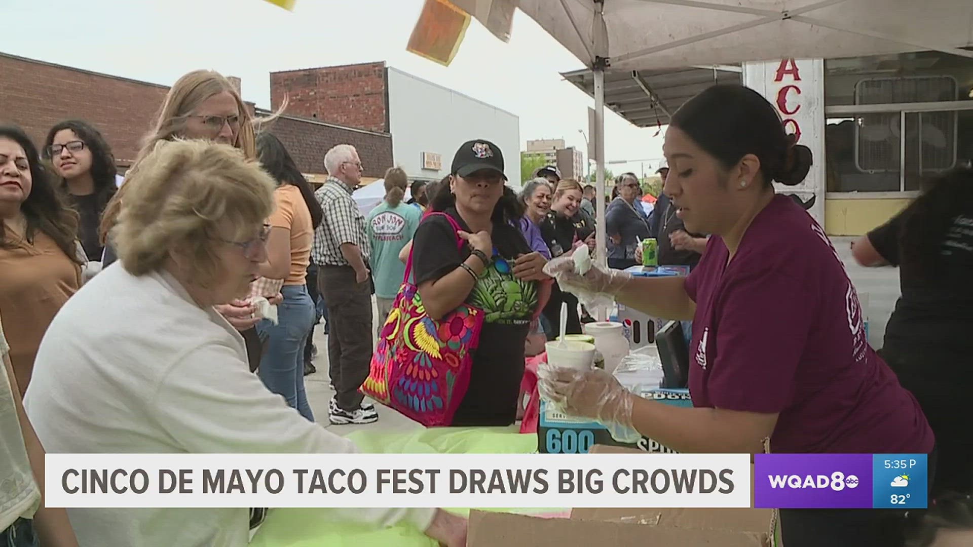 Celebrating Cinco De Mayo, more than 60 vendors serviced an estimated 3,000 guests, according to the event's organizer, Graciela Macias.