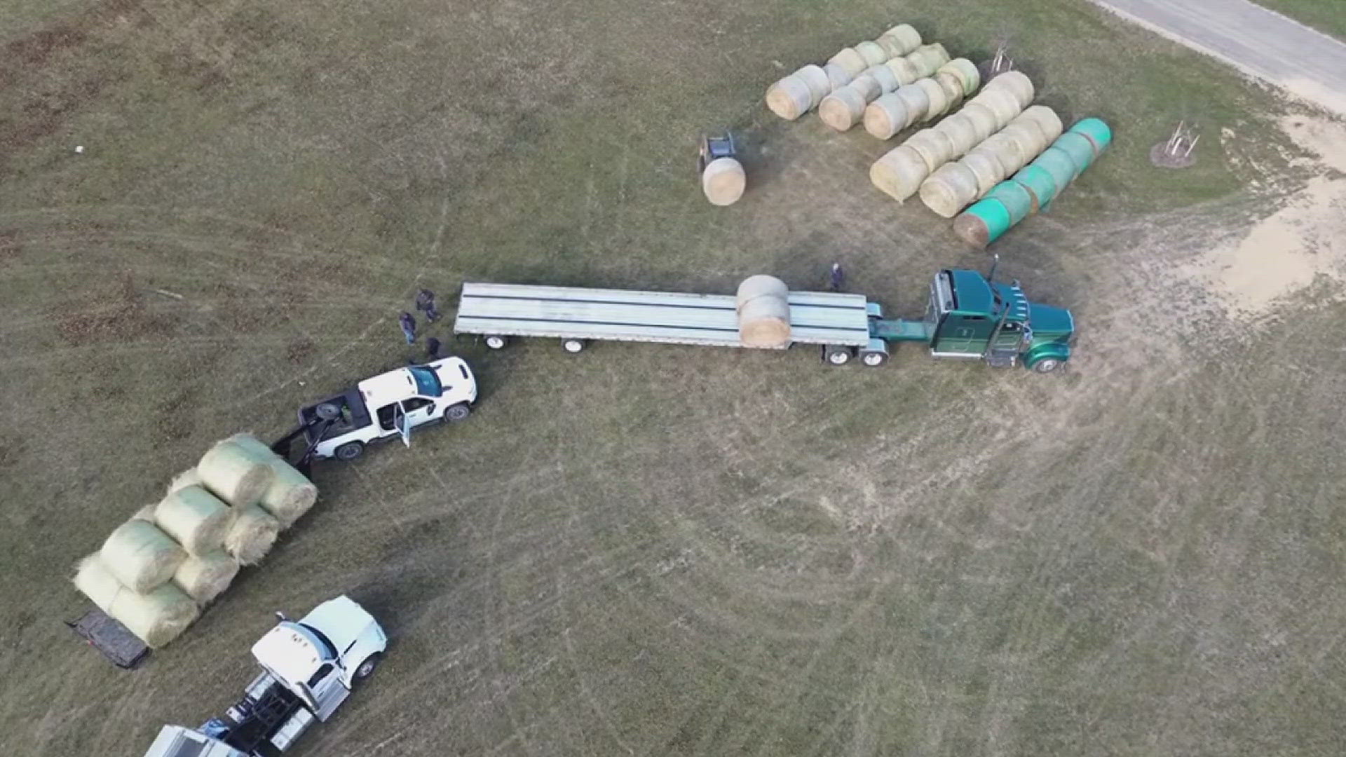 Farmers have sent six semi trucks down to North Carolina.