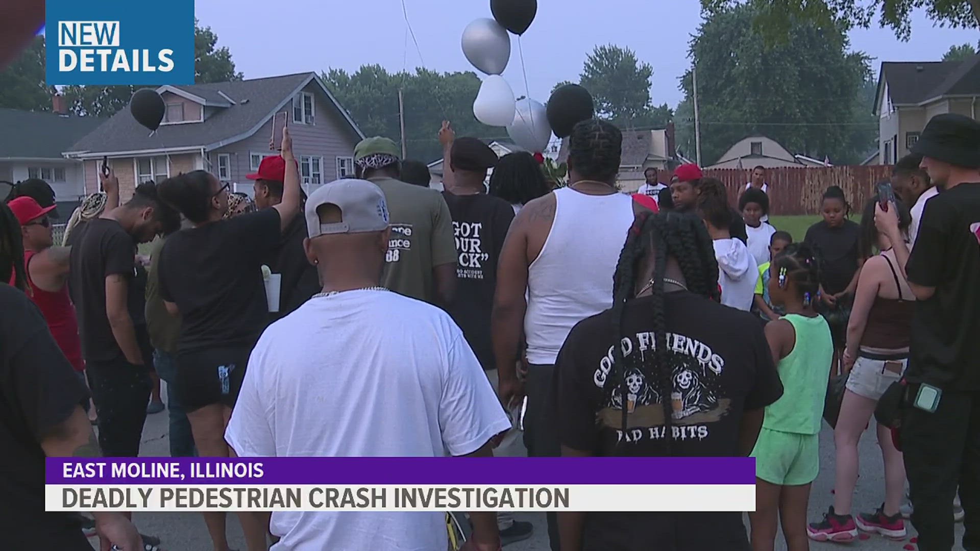 Friends and family gathered to protest and hold a vigil at 19th St. where Figures was killed.