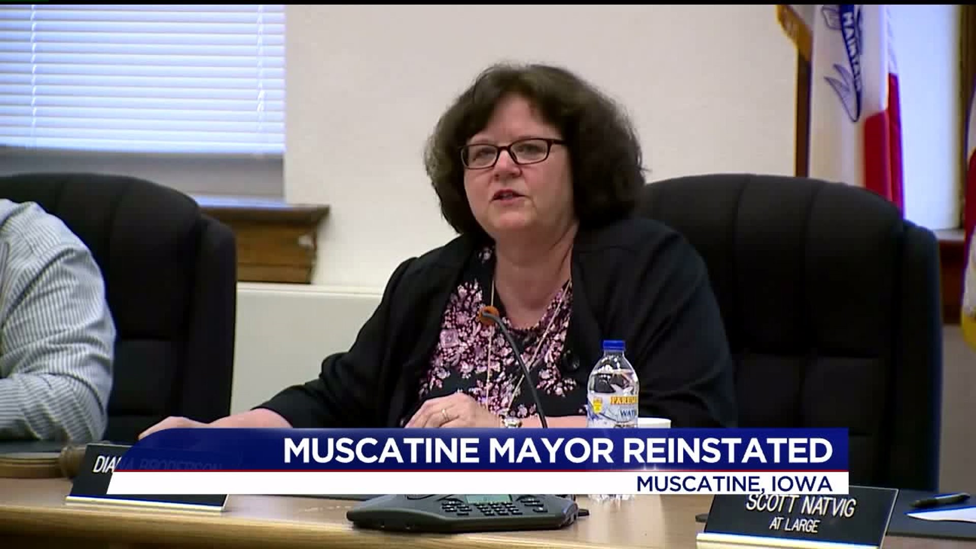 Muscatine mayor reinstated