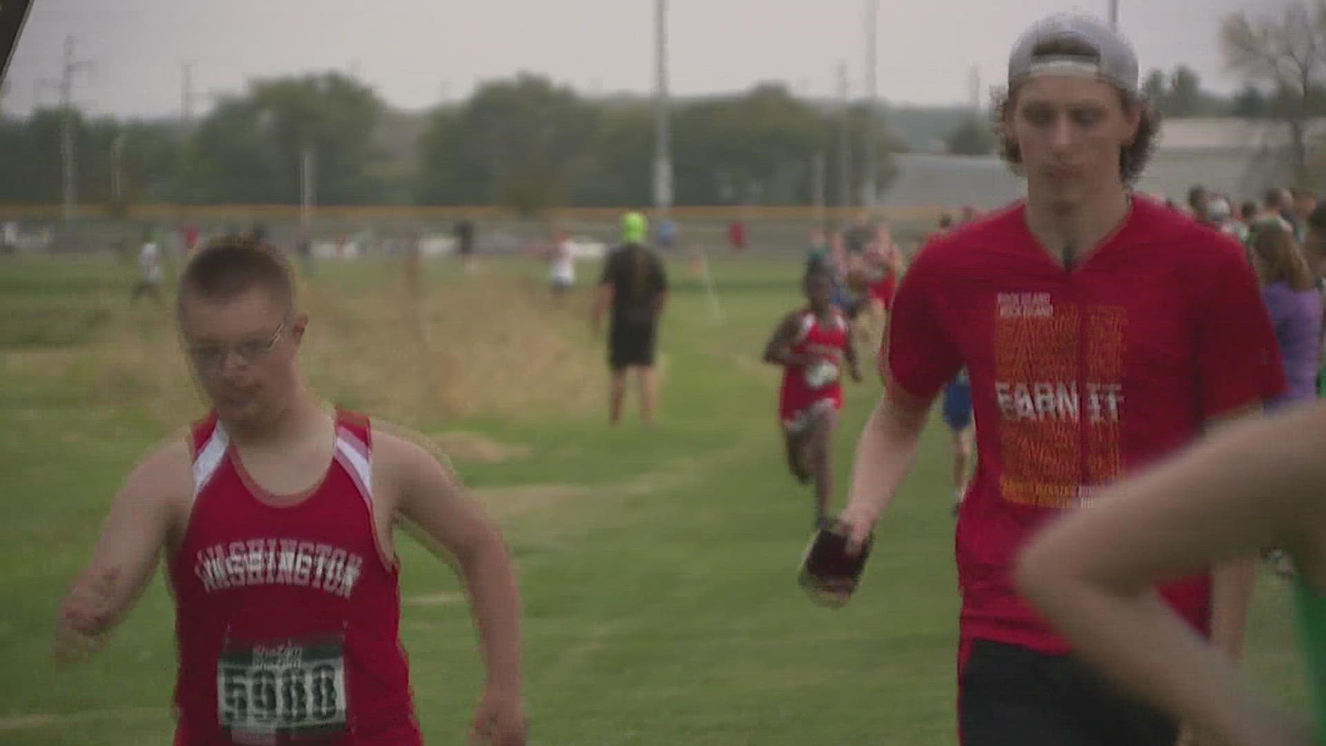 The unique bond between a junior high cross country runner and his running buddy.