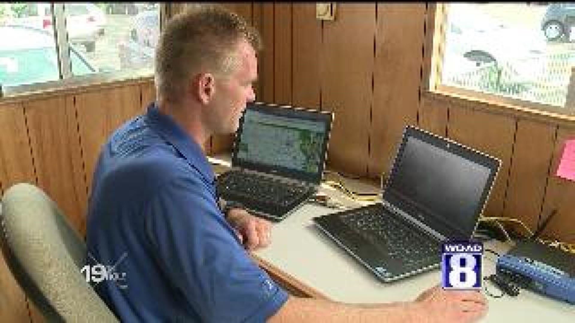 Meteorologist watches for stormy weather at Deere Run