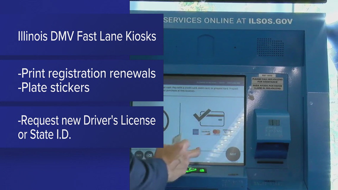 Illinois DMV rolls out 15 'Fast Lane' kiosks | wqad.com