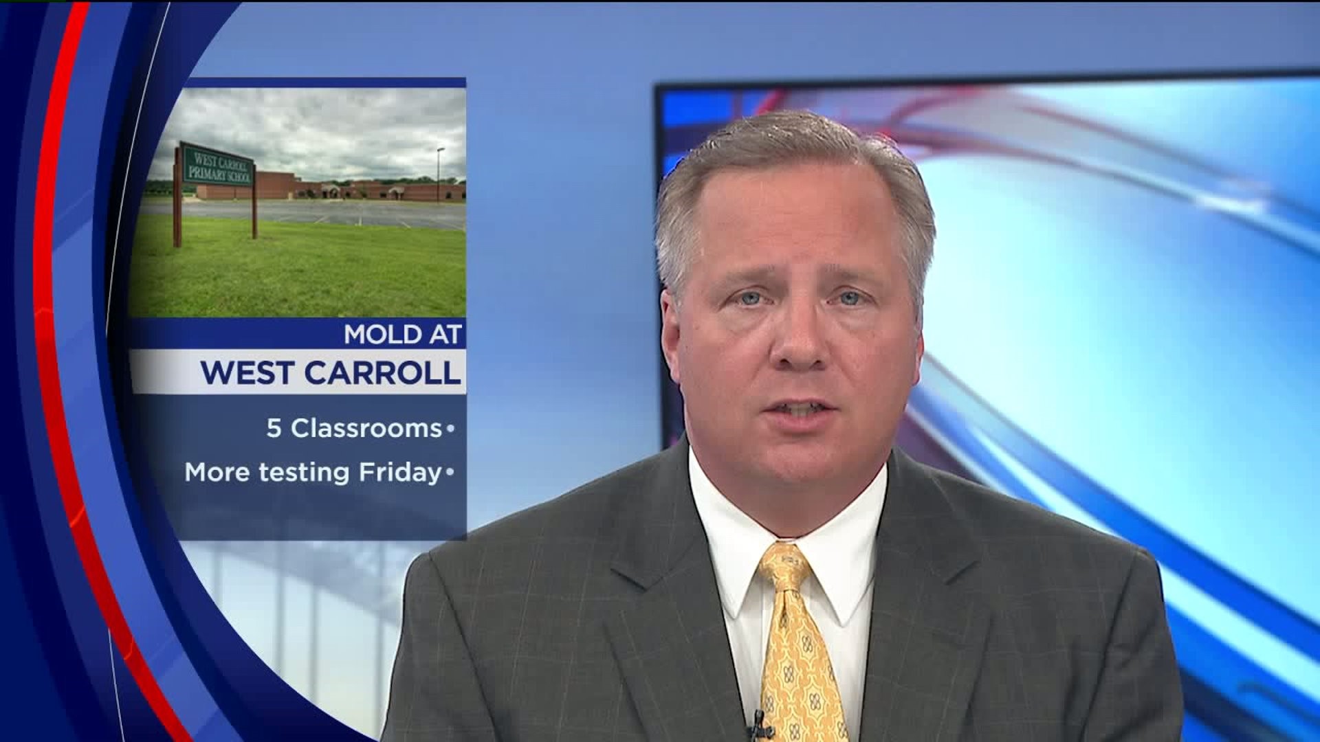 Mold found in classrooms at West Carroll Primary school