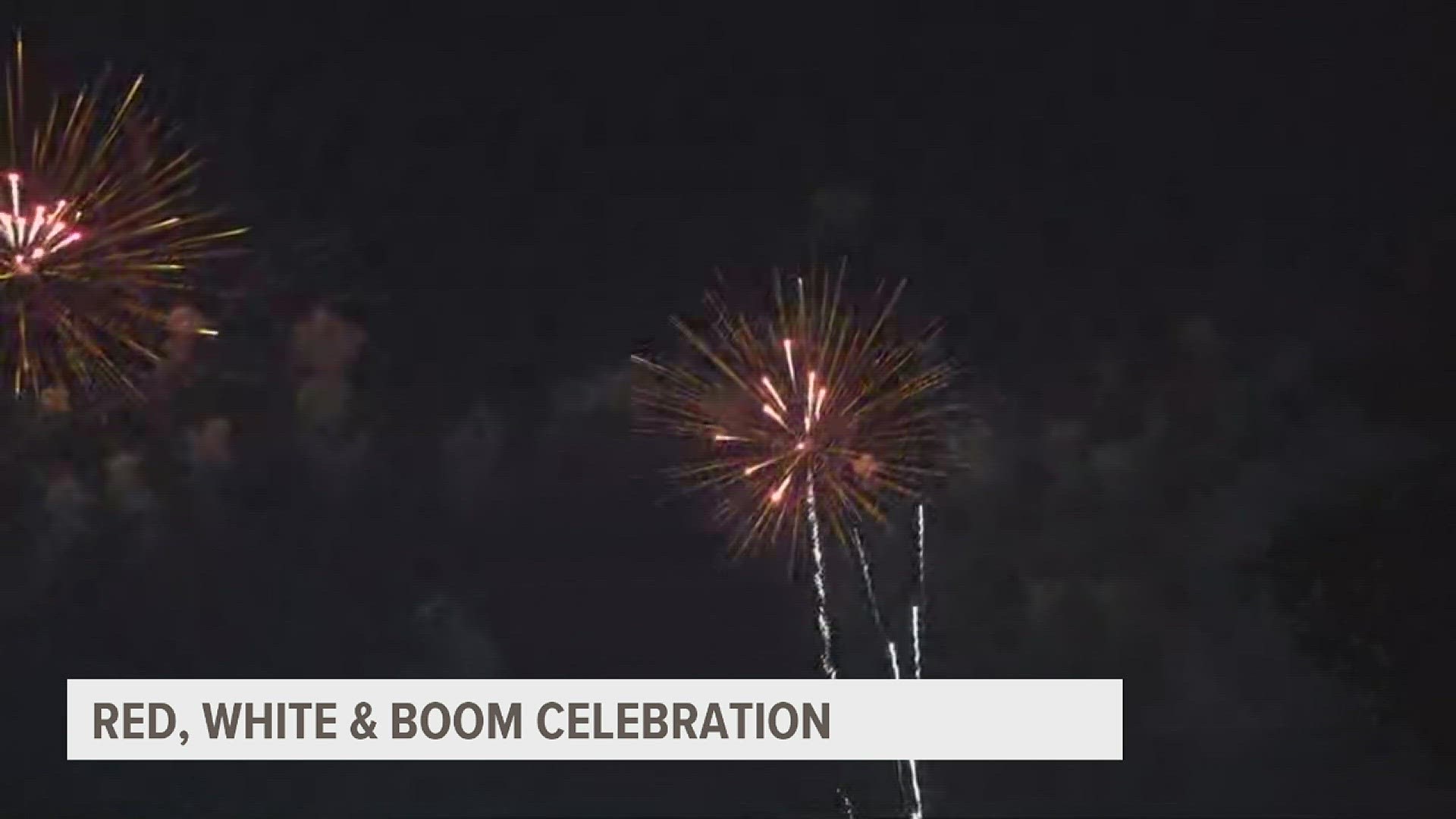 Hundreds of people attended the annual event and fireworks show.