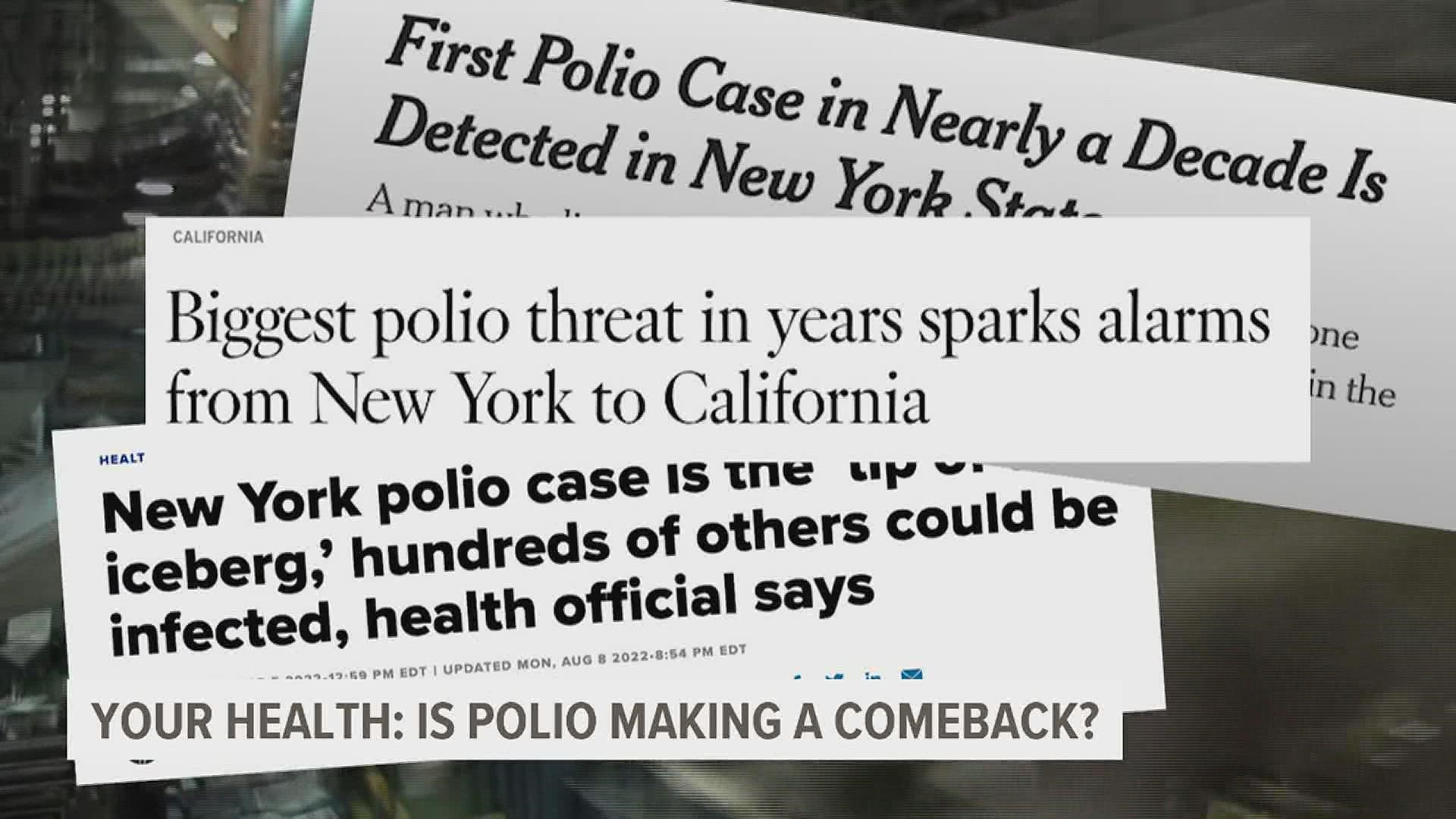 First coronavirus, then monkeypox, then RSV and now a disease many of us have forgotten; polio.