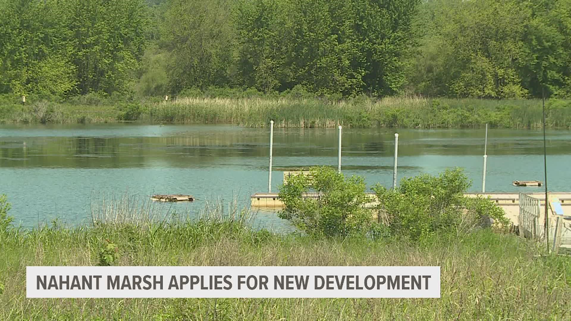 If approved by the city council, Nahant Marsh will apply for $1 million state grant to start construction on 60 acres of land surrounding the marsh.