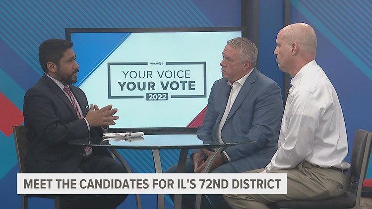 IL 72nd District candidates Gregg Johnson and Tom Martens discuss SAFE-T Act in News 8 roundtable