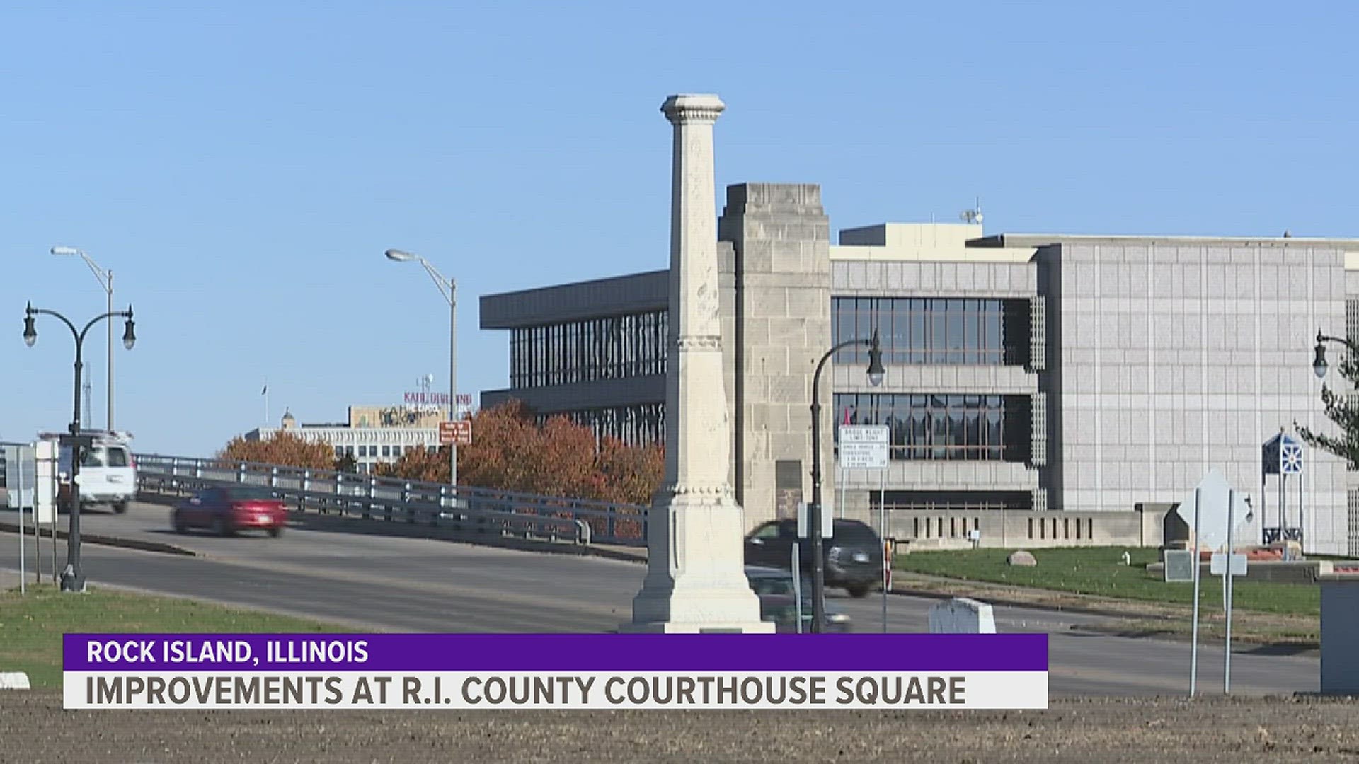 Officials say they hope to also incorporate stones saved from the old courthouse into the new courtyard.