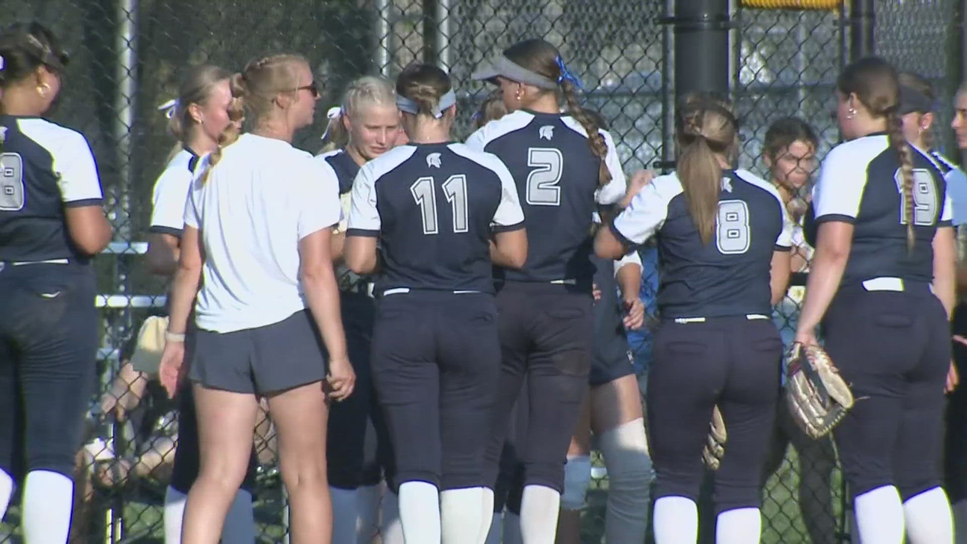 Some standout performances during this game include Jessi Clemons catch at the top of the game, and Kasey Kane finding the sweet spot for a two-run home run.