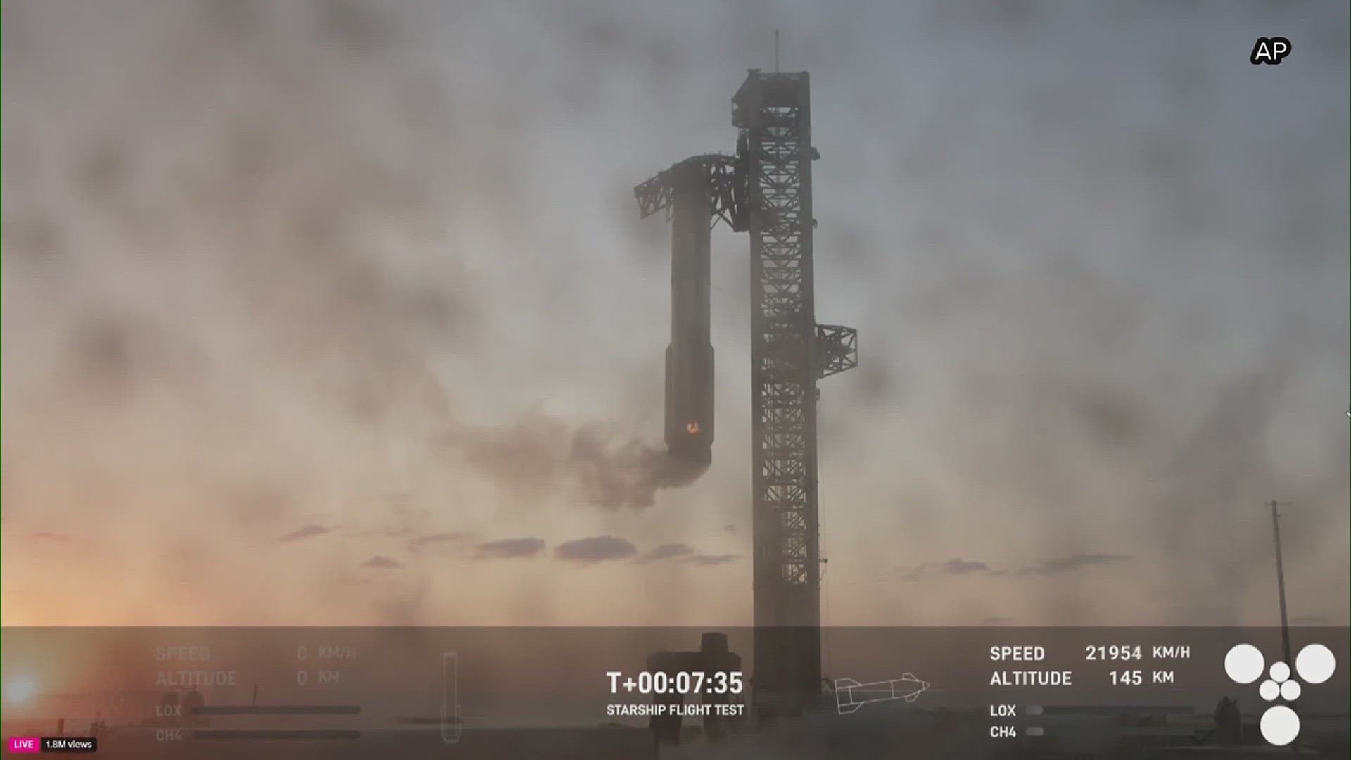 Mechanical SpaceX arms catch Starship rocket booster back at the launch