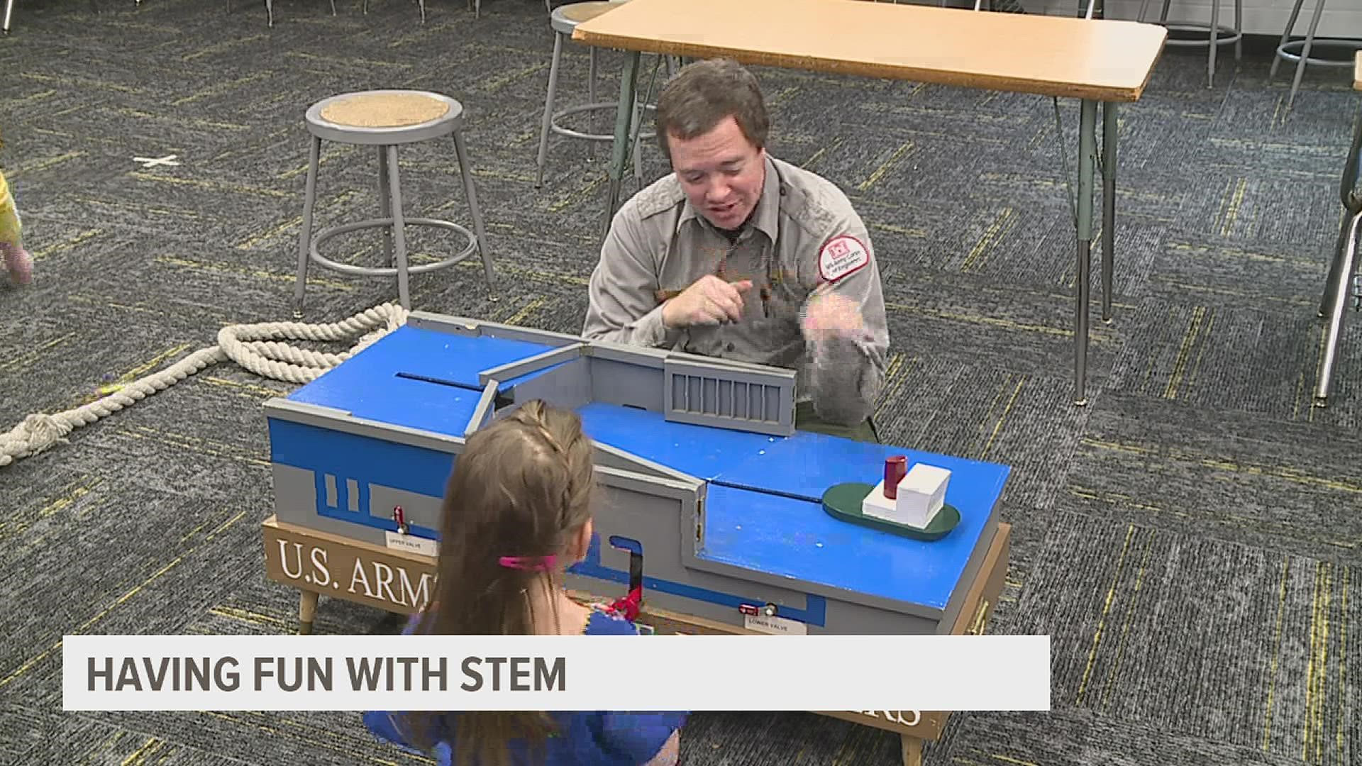 Students in the Bettendorf School District were able to participate in hands on, STEM-related activities with 30 different vendors Saturday afternoon.