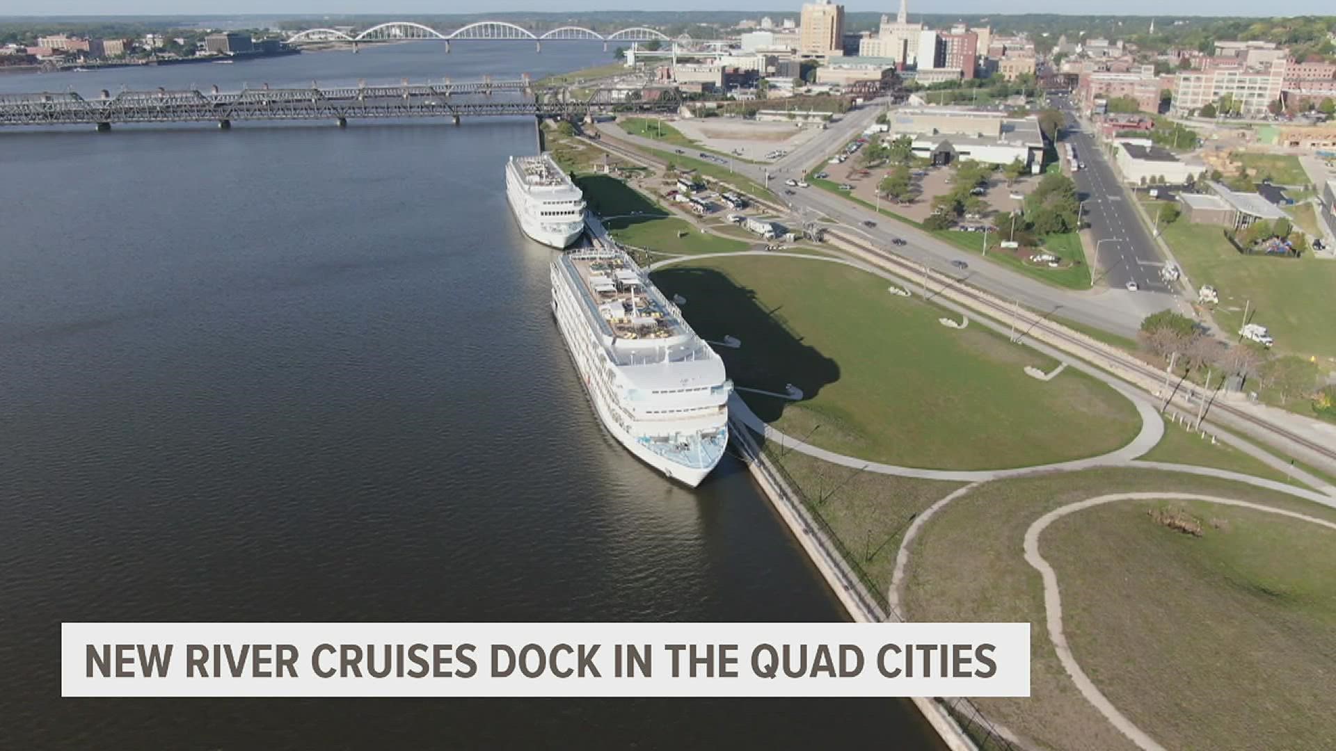 The Quad Cities hosts two river cruises on the same day, which has never happened in our area until today.