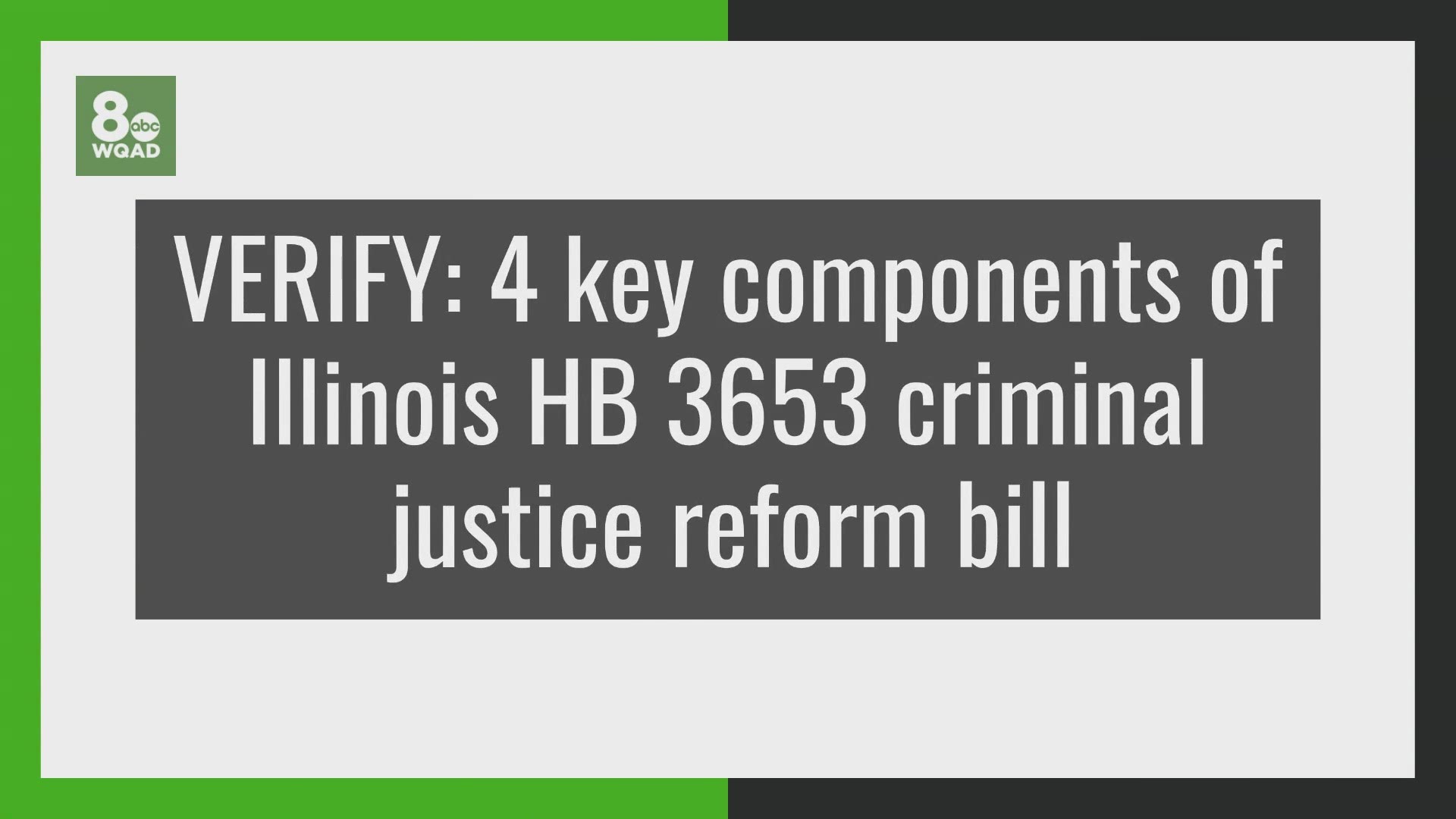 Illinois HB 3653 is a criminal justice reform bill that is expected to be signed by Gov. J.B. Pritzker. Here are four key components of the bill verified.